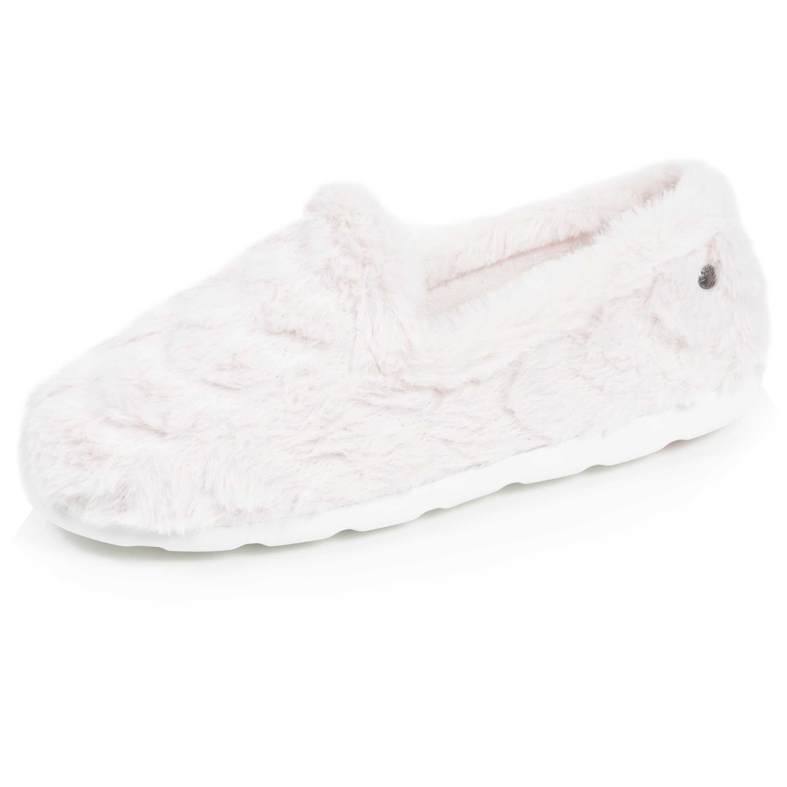 isotoner-chaussons-charentaises-femme-ivoire-doux-everywear image 1