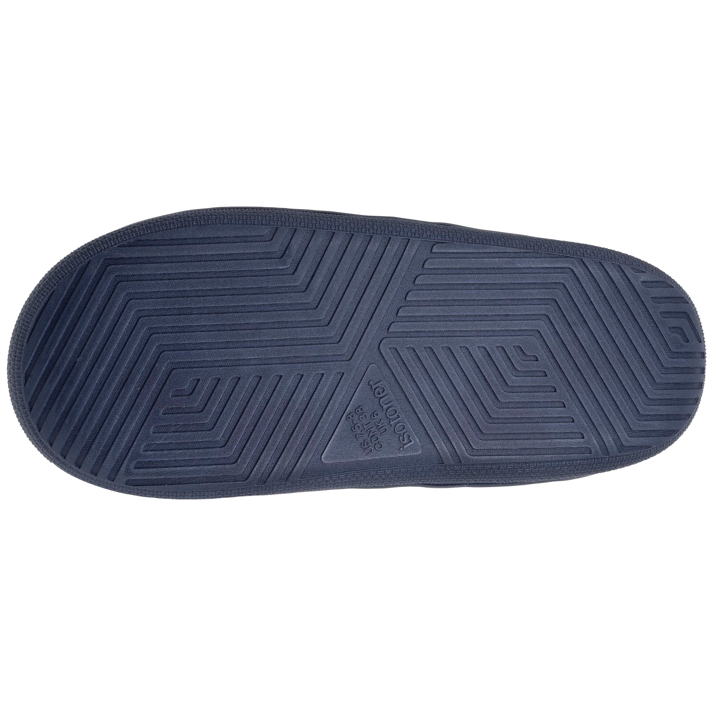 isotoner-chaussons-slippers-femme-bloup-marine-confort-longue-dur-e image 5