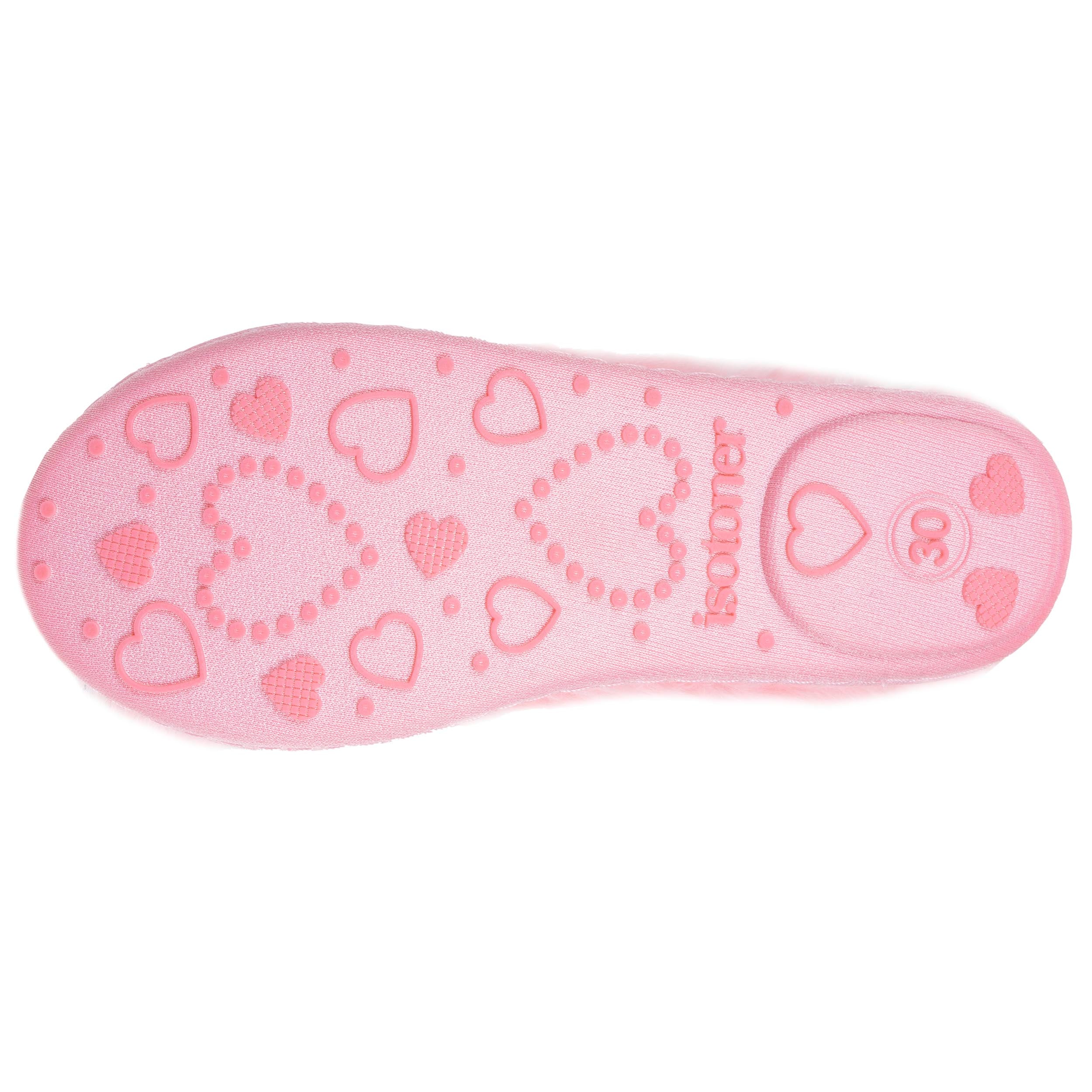 isotoner-chaussons-ballerines-enfant-fille-rose image 4