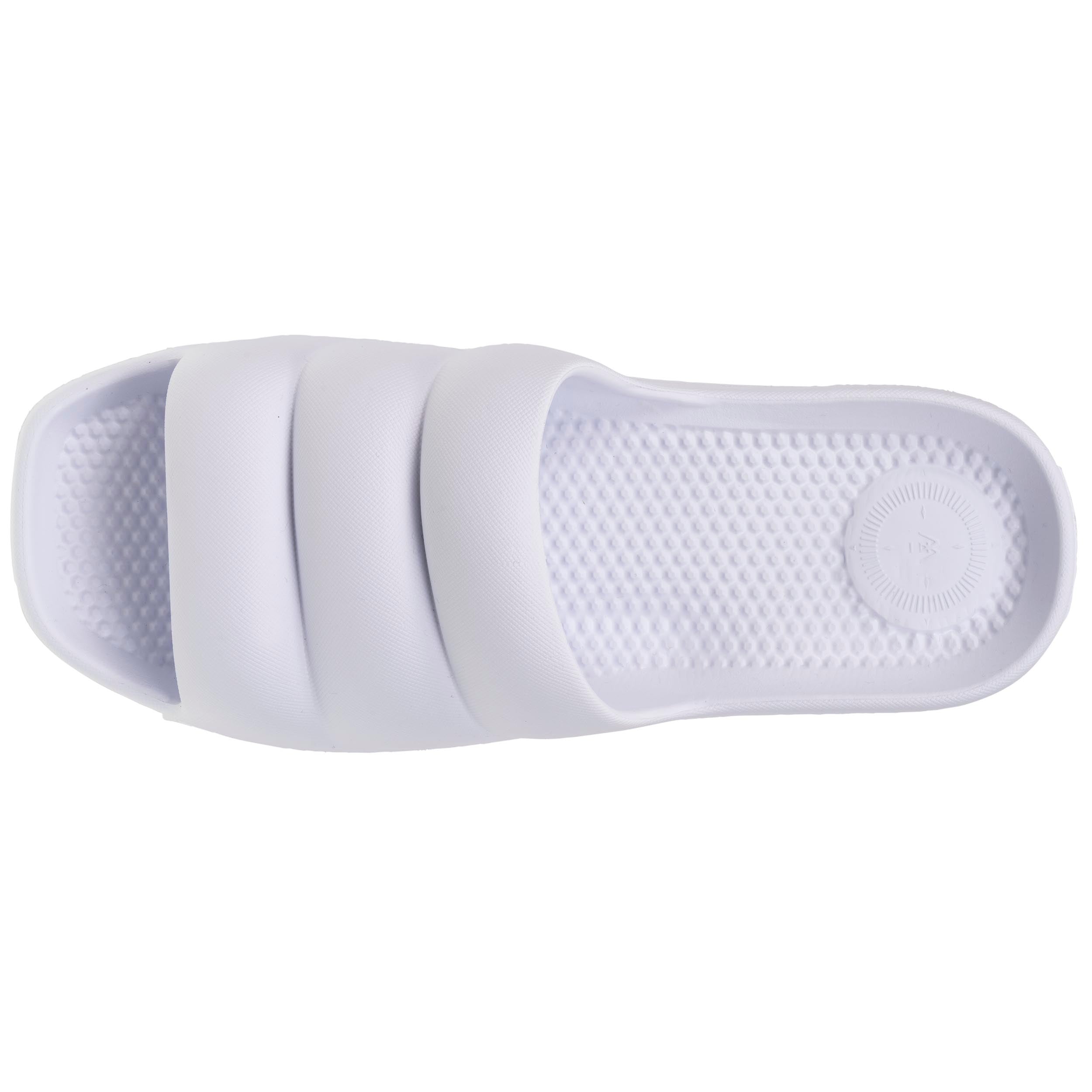 isotoner-mules-claquettes-femme-everywear-blanc image 2