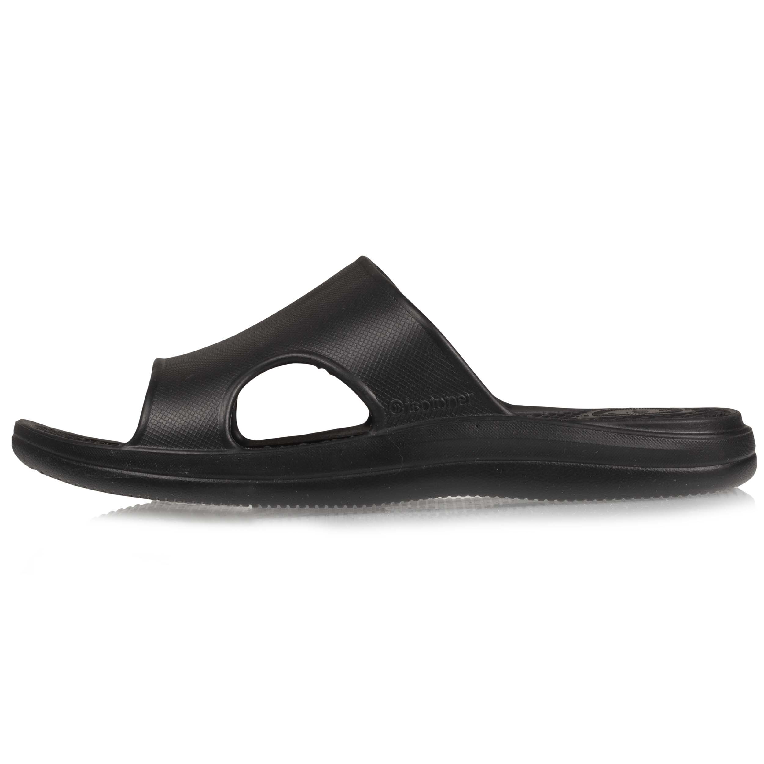 isotoner-mules-claquettes-homme-confort-noir-everywear image 3