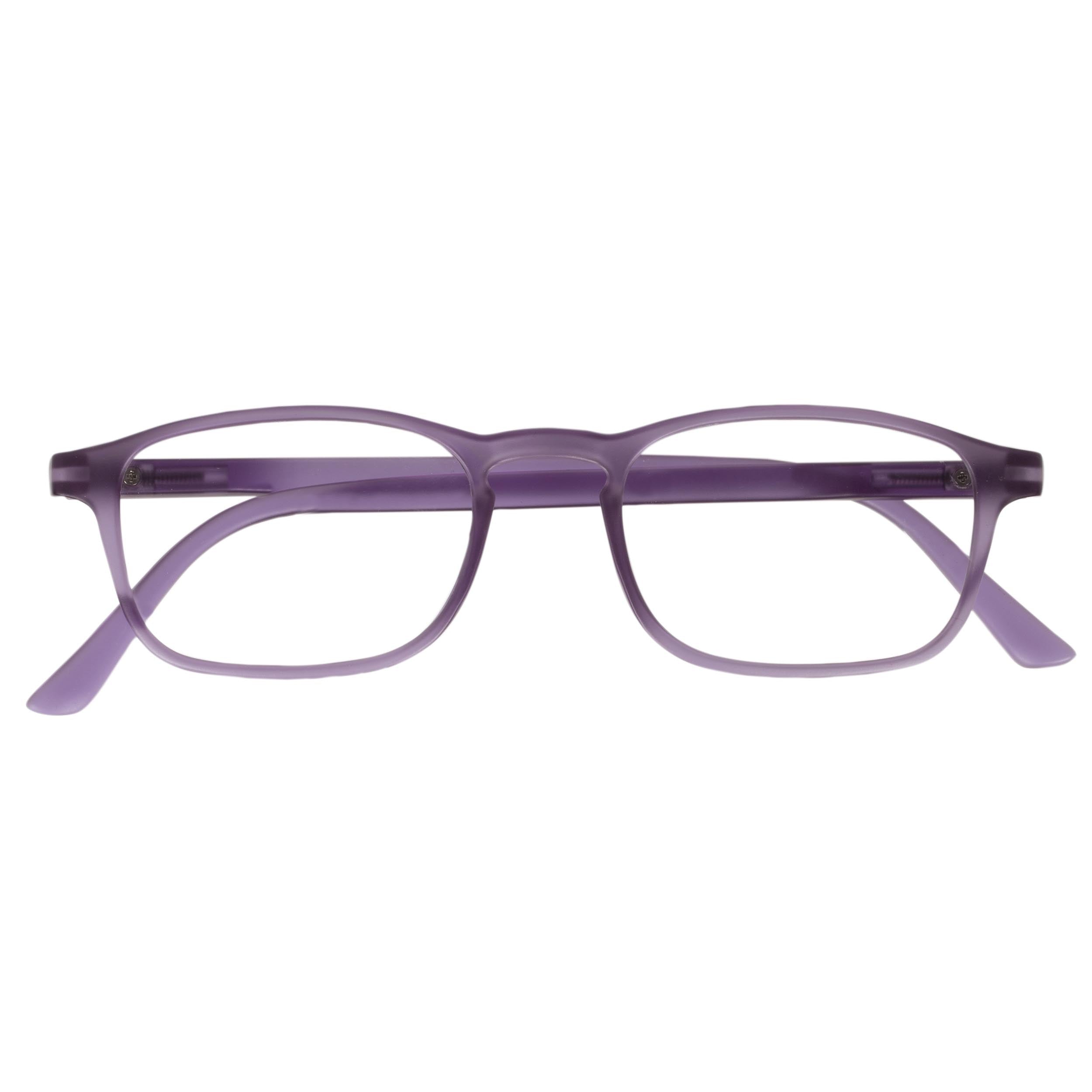isotoner-loupes-de-lecture-mixtes-lilas-verres-extra-fins image 1
