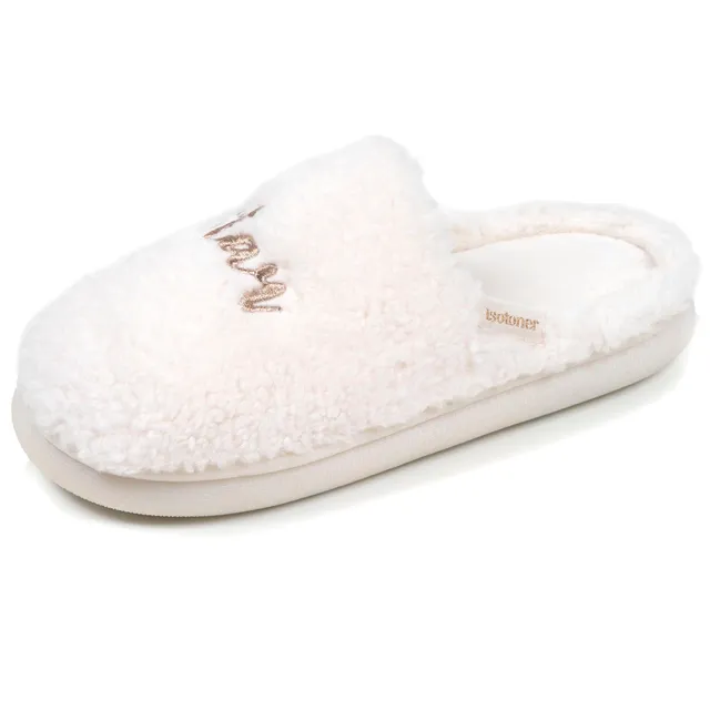 isotoner-chaussons-mules-femme-bloup-ivoire image 1