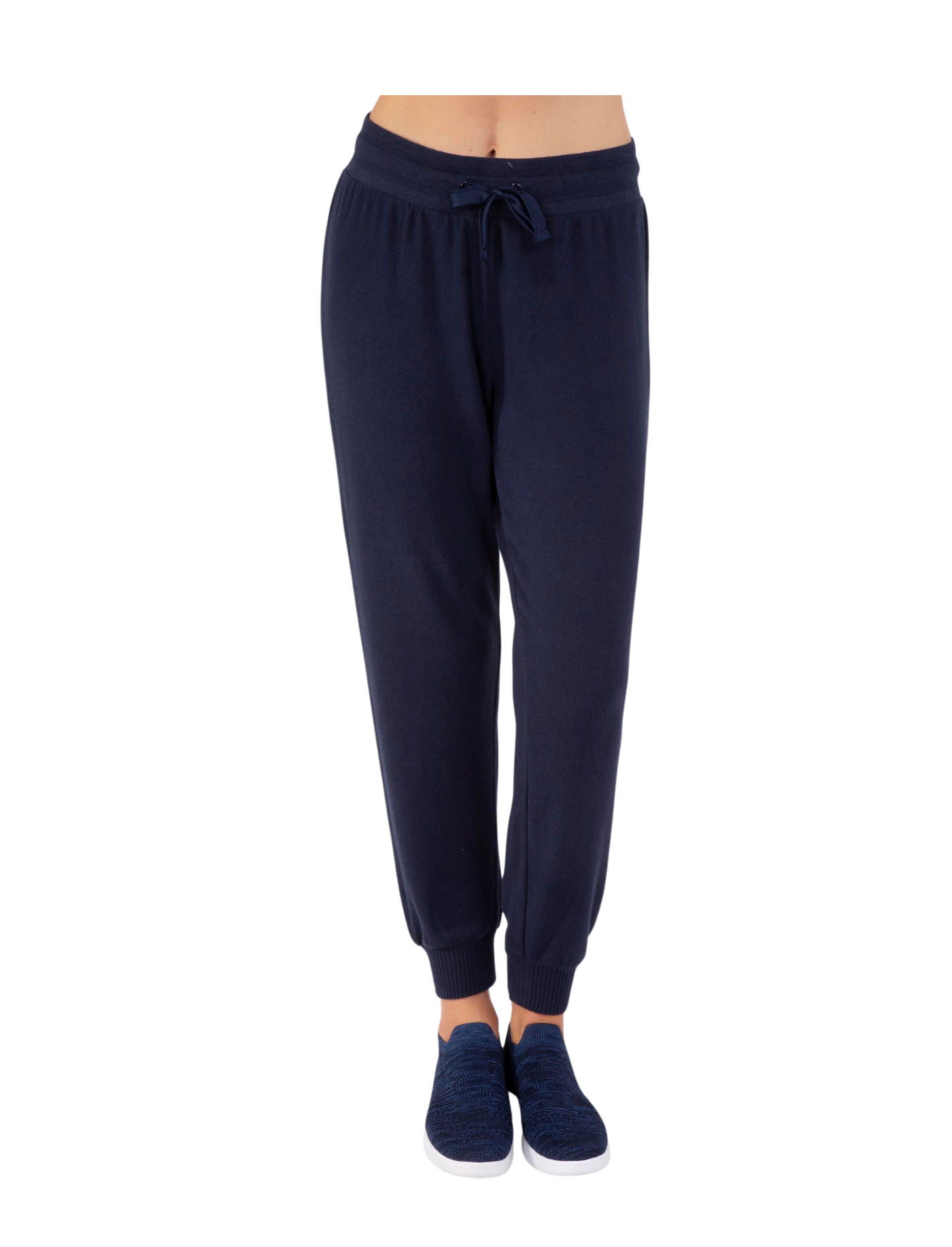 isotoner-pantalon-jogger-femme-marine-chin-ecovero image 7