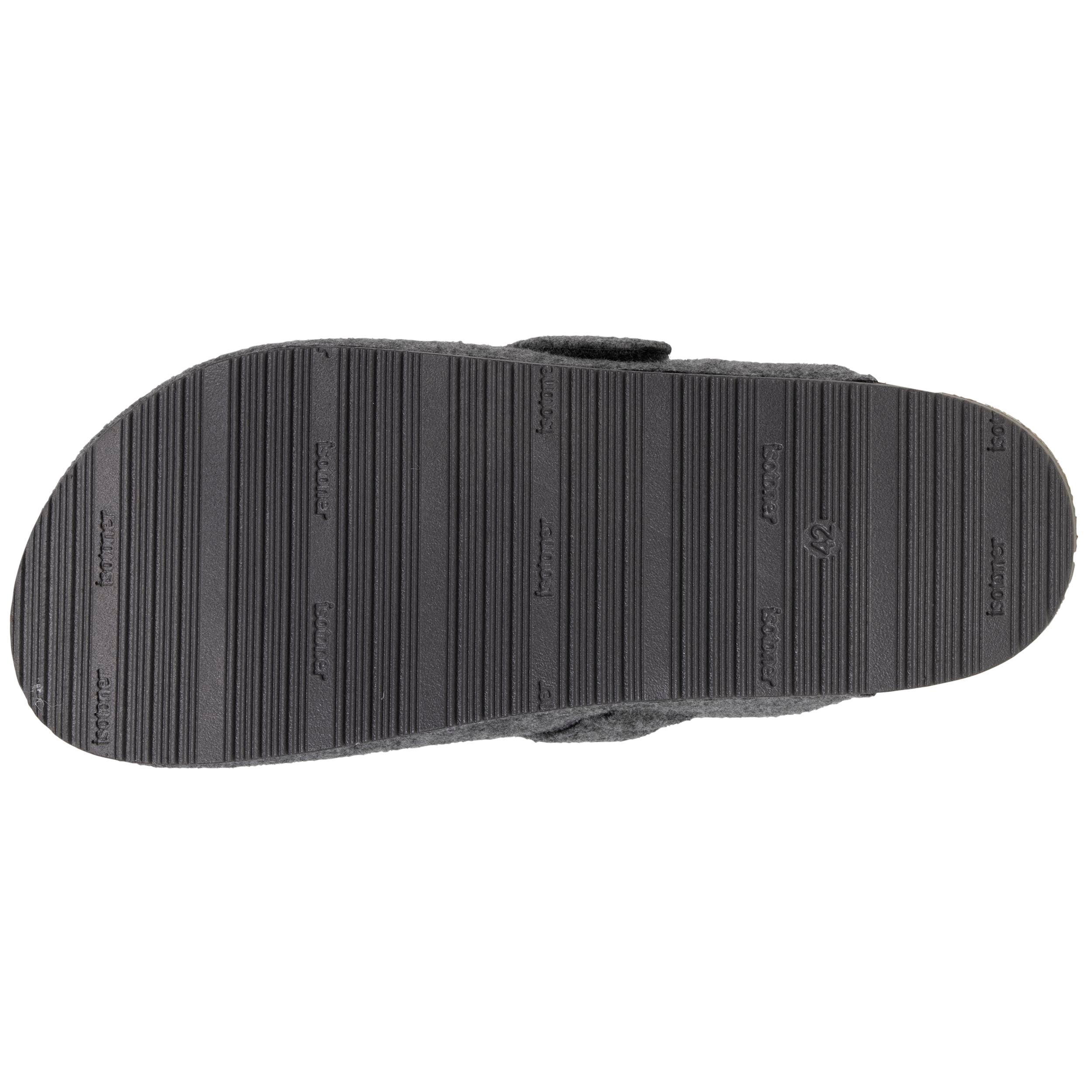 isotoner-chaussons-sabots-homme-gris-chin-bride-scratch image 4