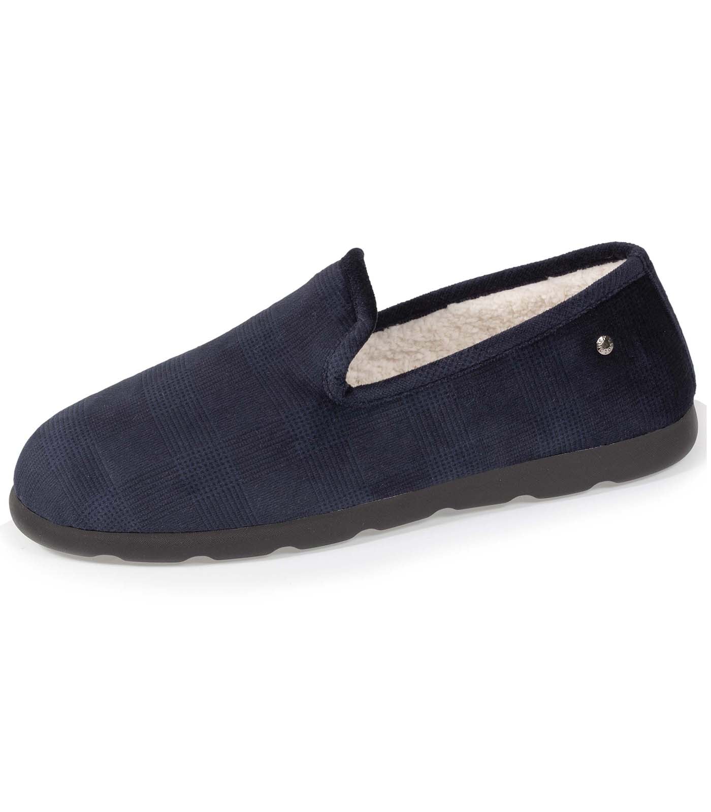 isotoner-chaussons-charentaises-homme-marine-sherpa-everywear image 6