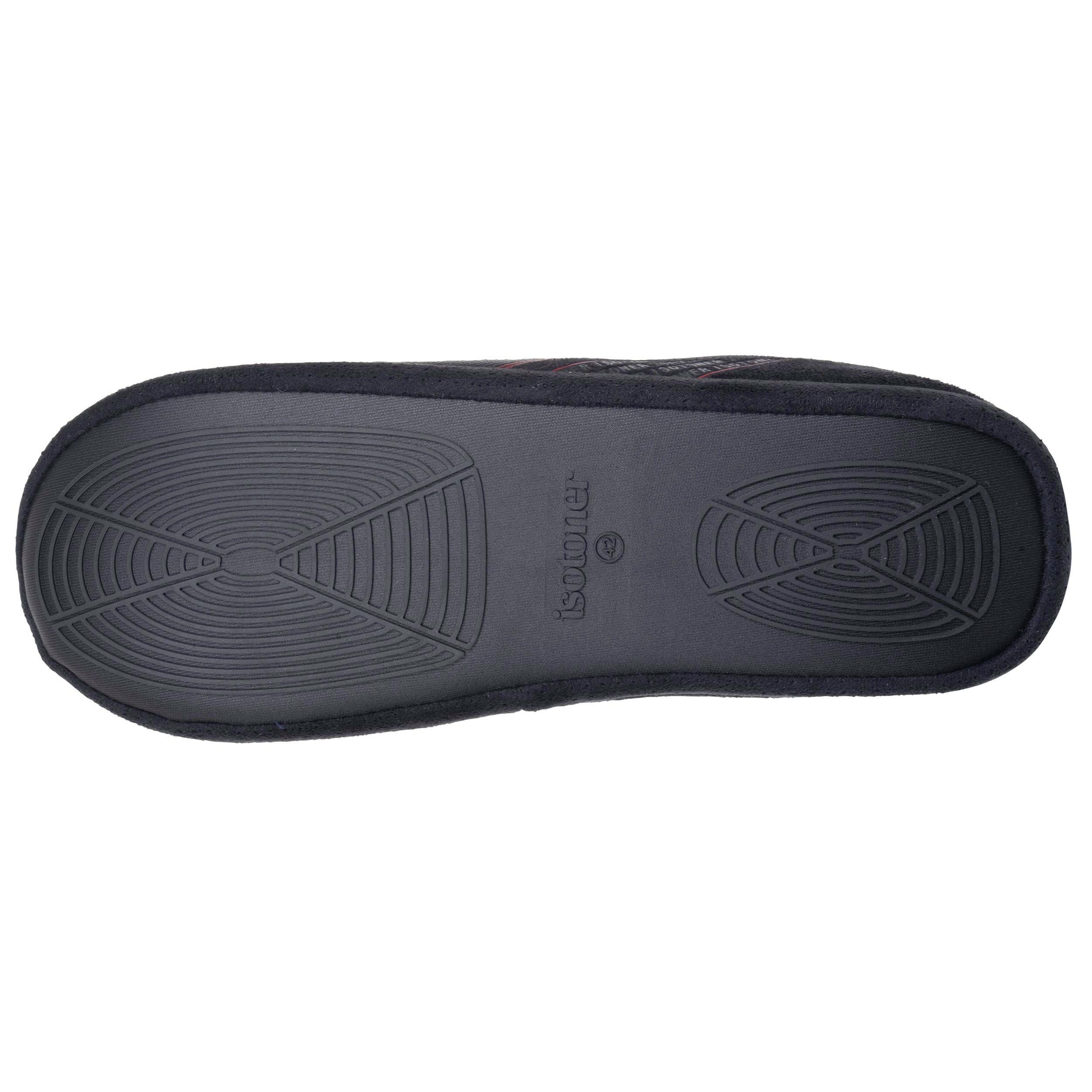 isotoner-chaussons-mules-homme-su-dine-noir image 4
