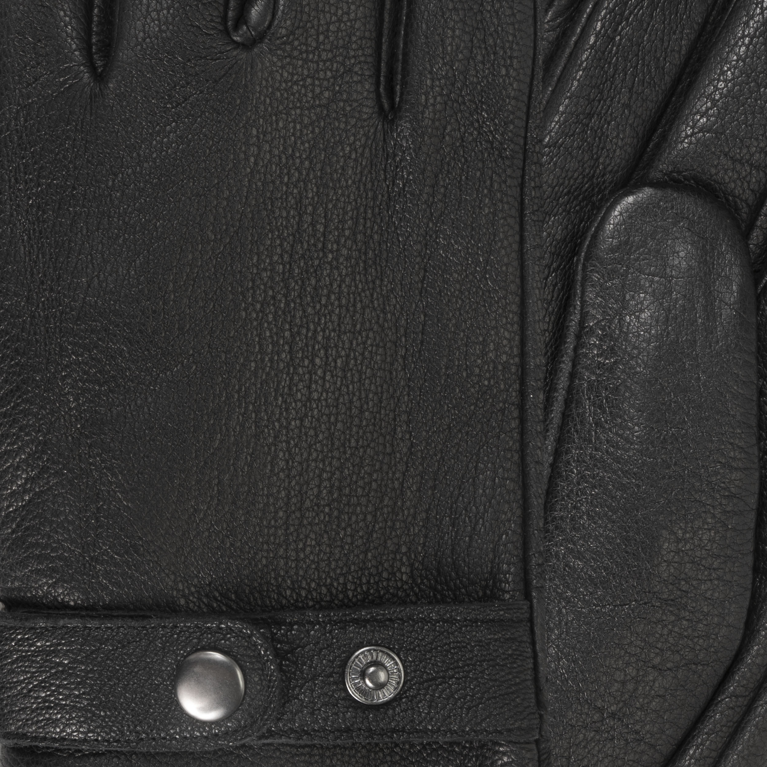 isotoner-gants-cuir-homme-noir-tactiles-chauds image 2