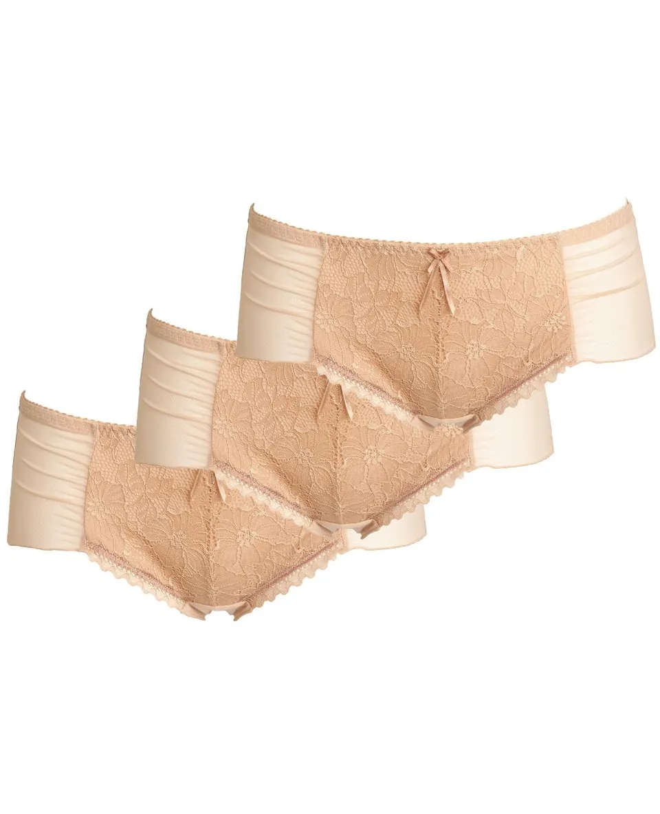 cache-c-ur-iris-lot-de-3-shorty-beige image 1