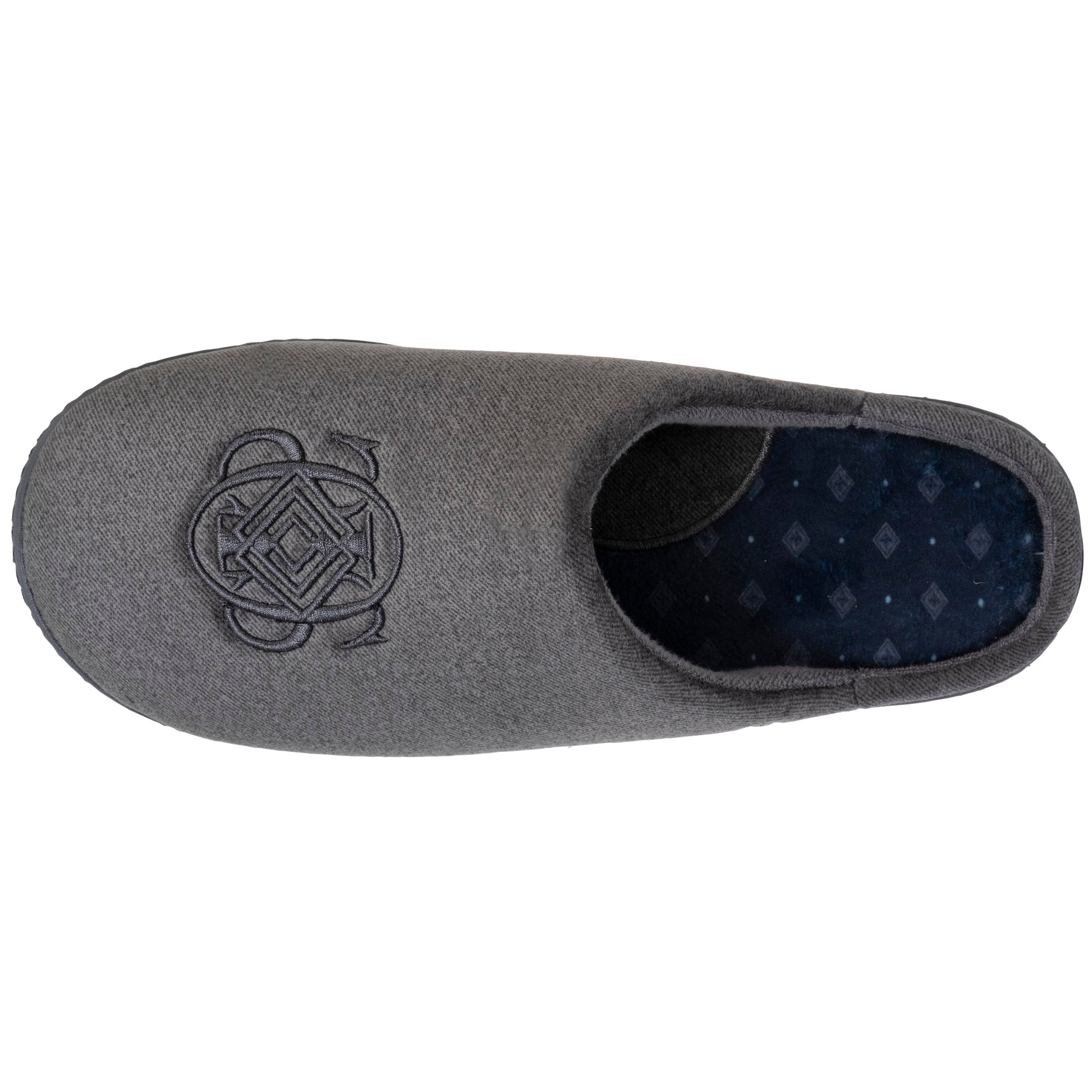 isotoner-chaussons-mules-homme-gris-chin-premium image 3