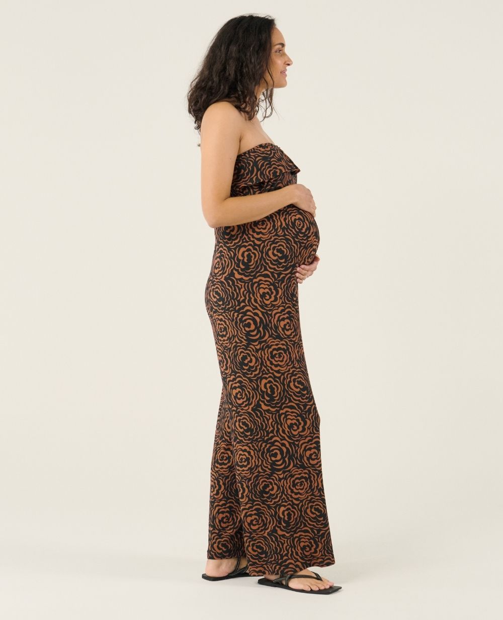 cache-c-ur-irma-combinaison-de-maternit-bustier-marron image 4