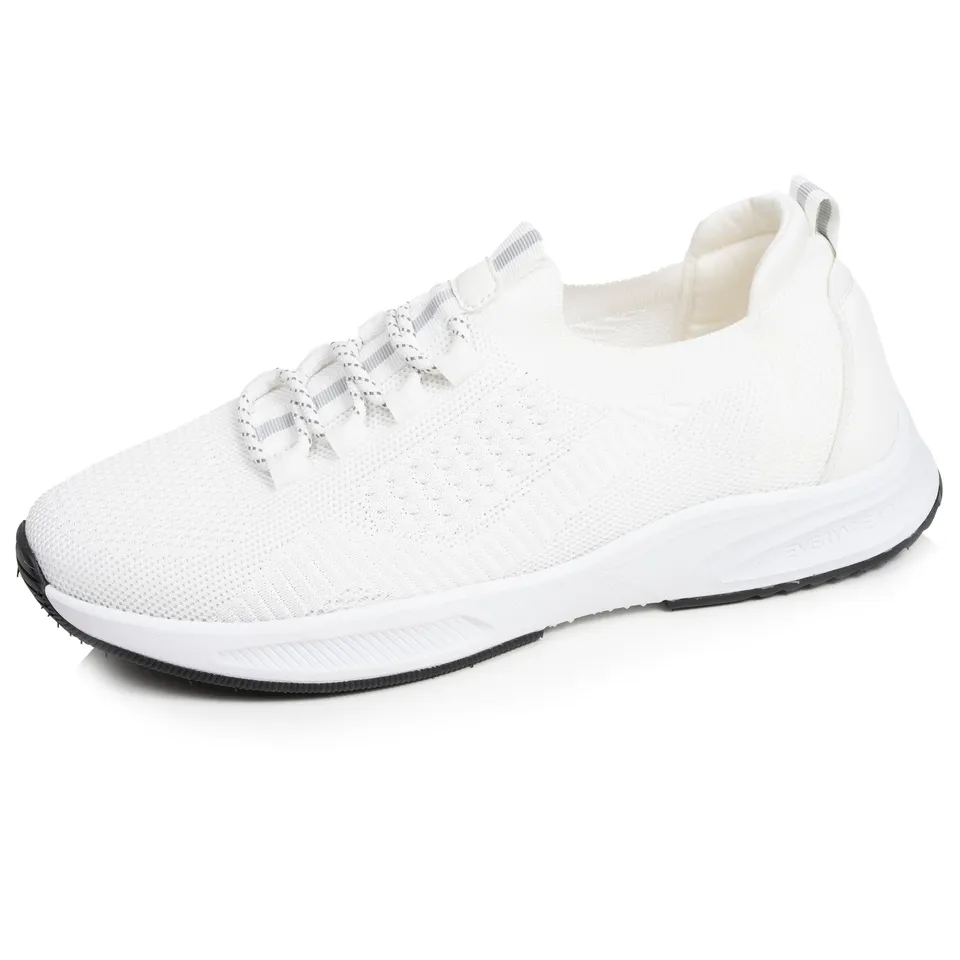 isotoner-basket-confort-homme-slip-on-blanc-lacets image 1