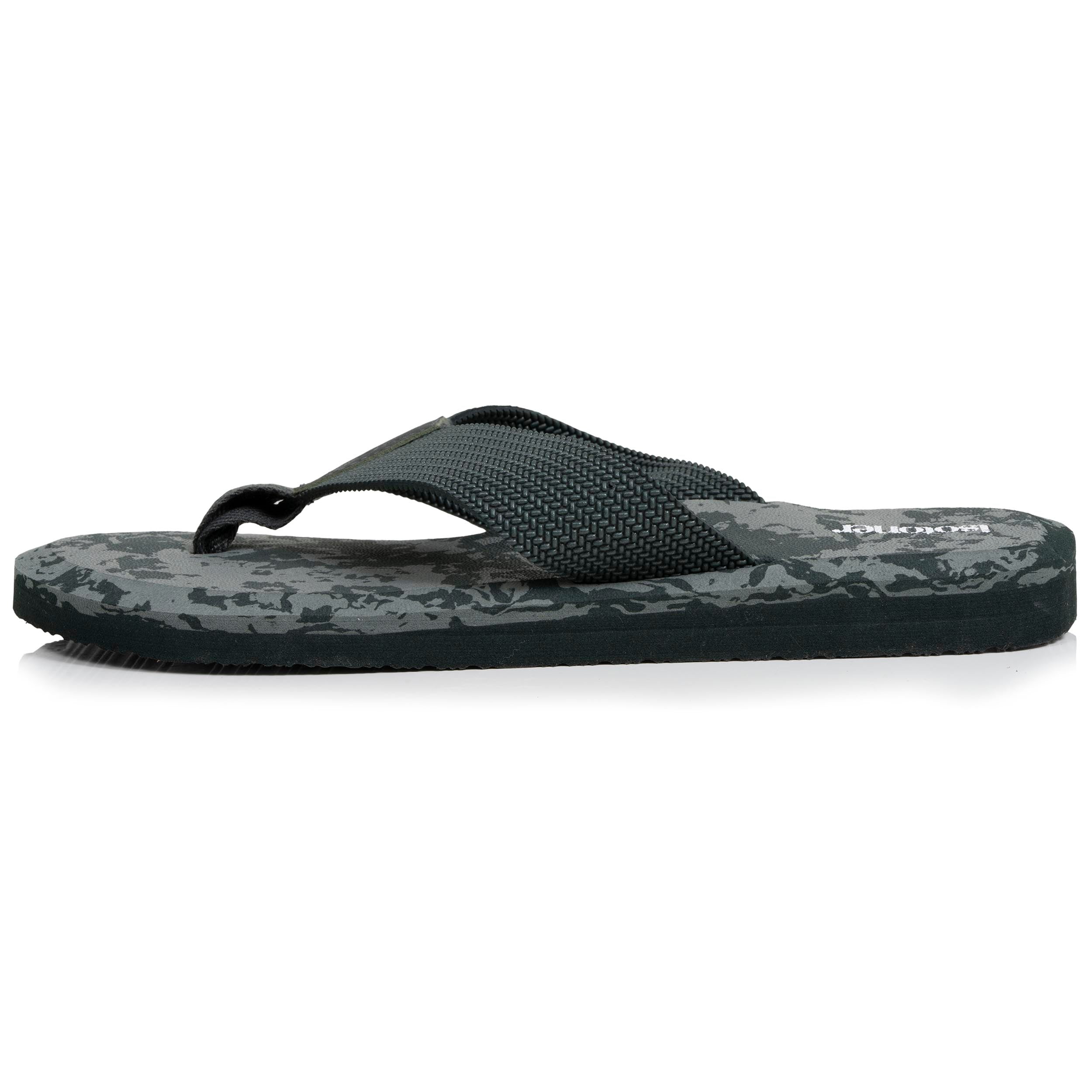 isotoner-tongs-homme-sport-camouflage-kaki-moelleuses image 3