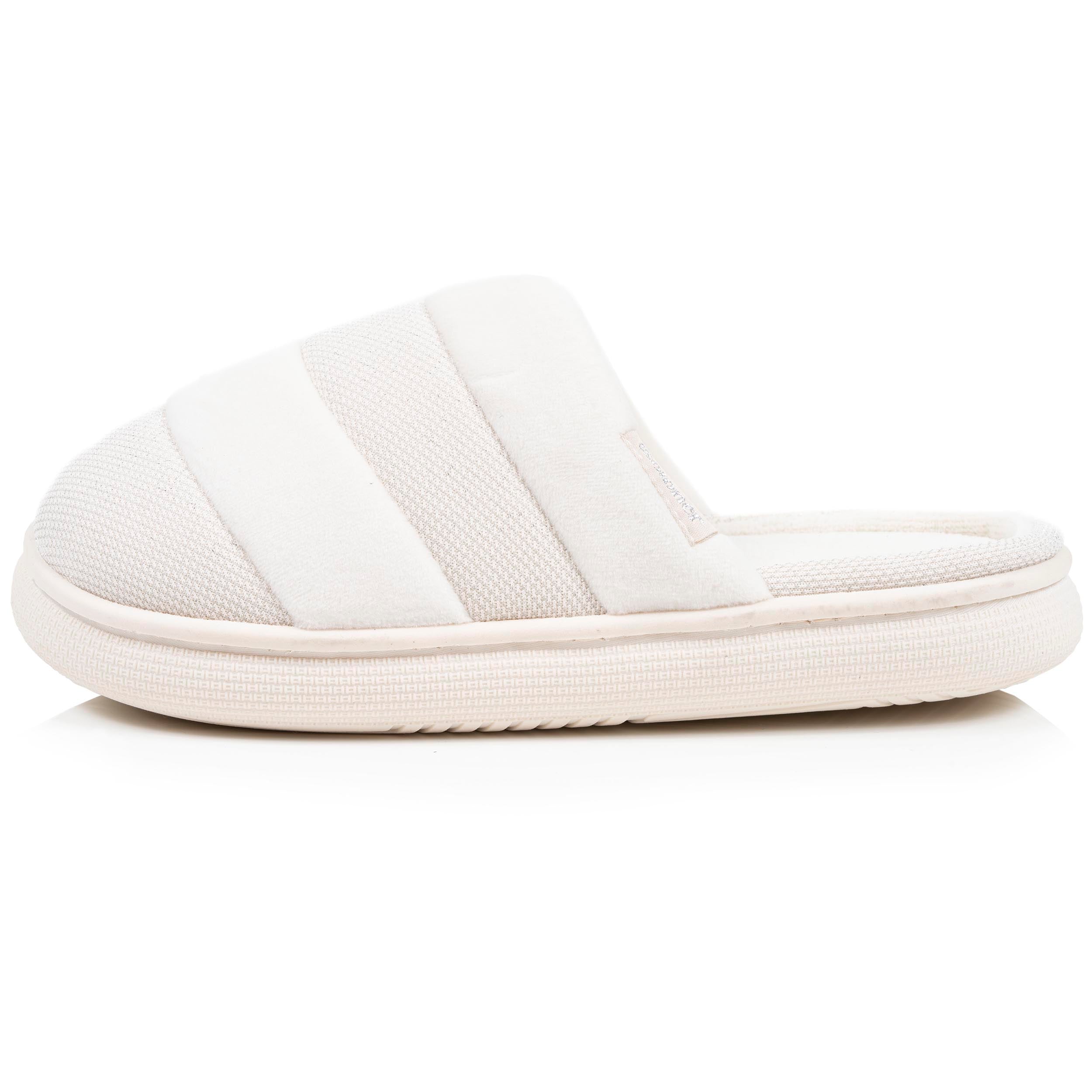 isotoner-chaussons-mules-femme-bloup-ivoire-bi-mati-re image 3