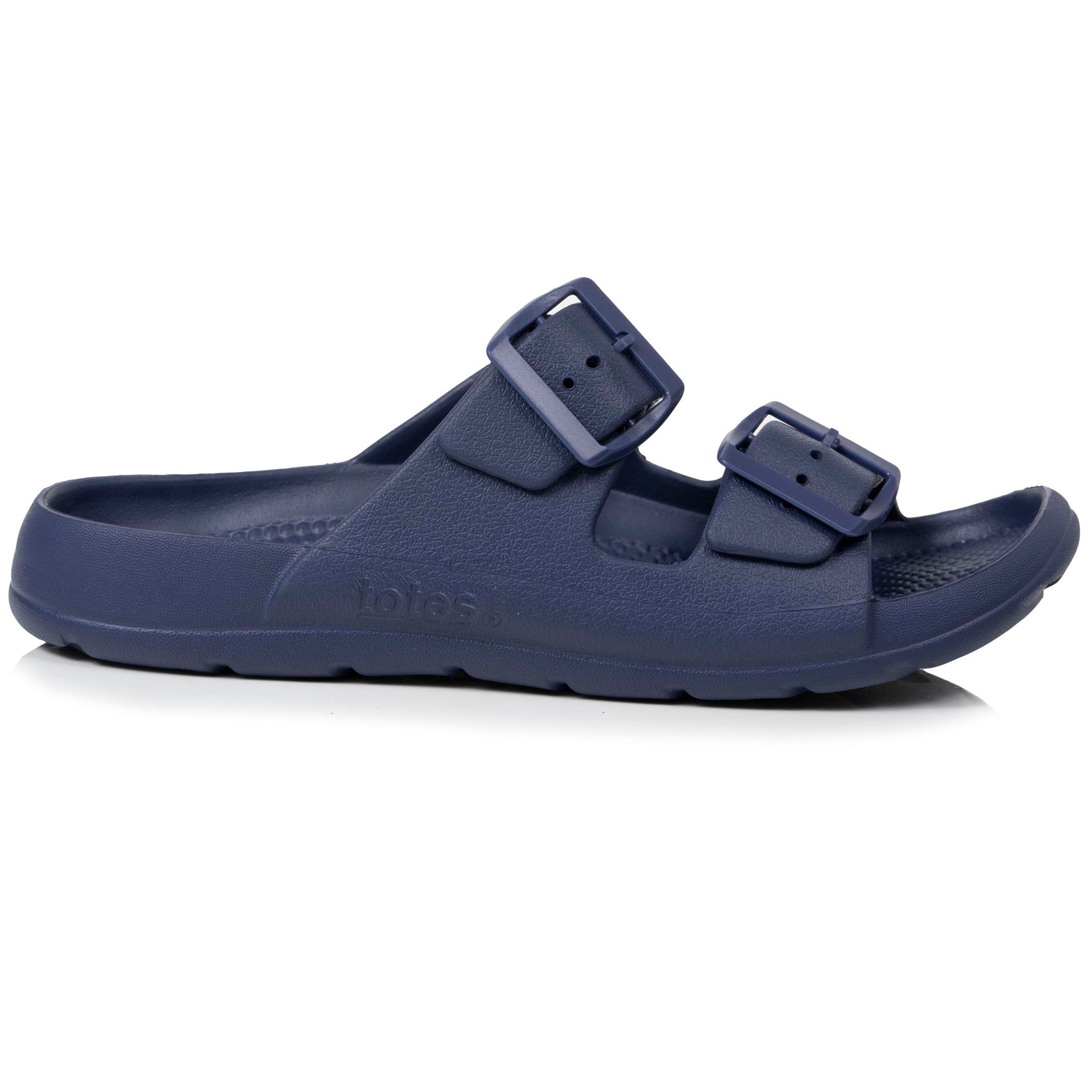 isotoner-mules-claquettes-homme-ajustable-marine image 8