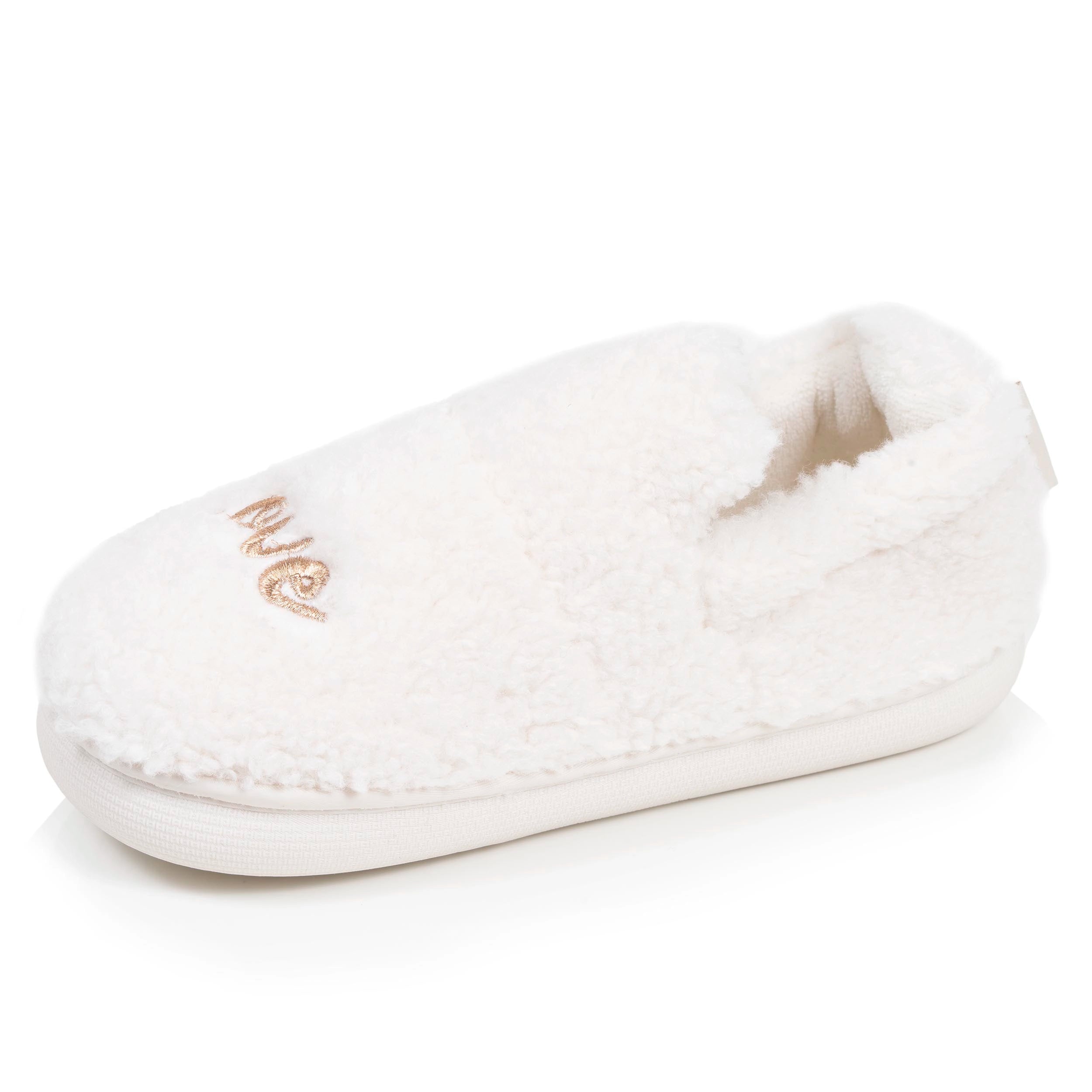isotoner-chaussons-slipper-junior-bloup-ivoire-fille image 1