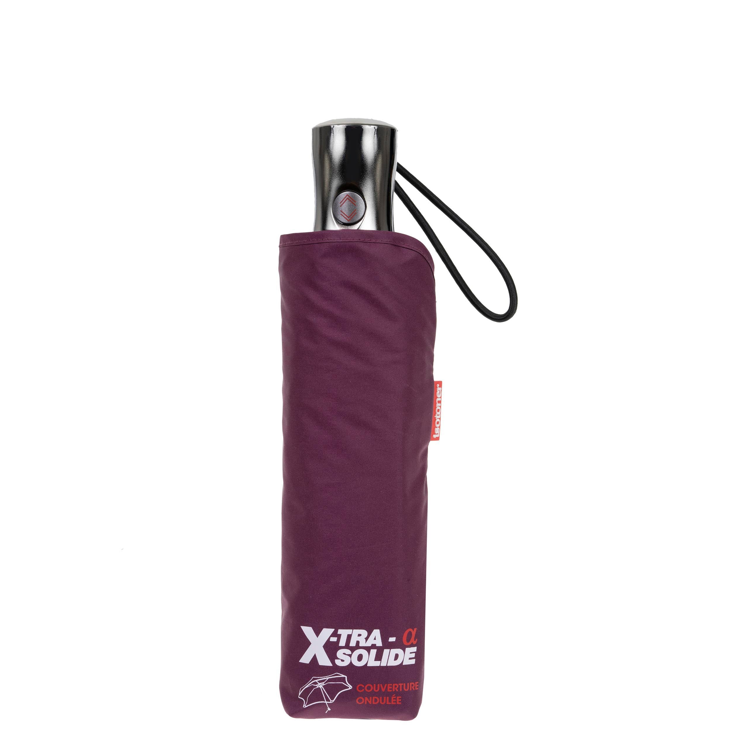 isotoner-parapluie-x-tra-solide-alpha-28-cm-prune image 4