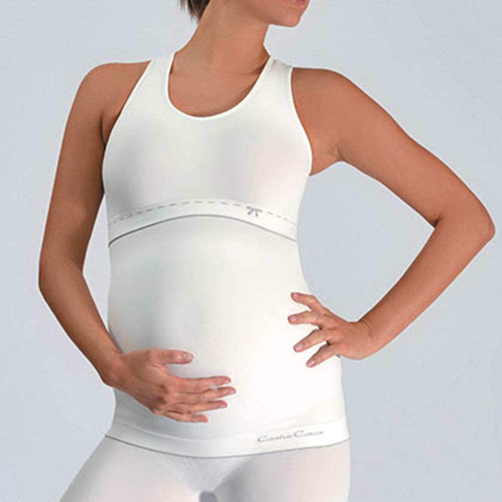cache-c-ur-top-de-grossesse-et-d-allaitement-illusion-ivoire image 2