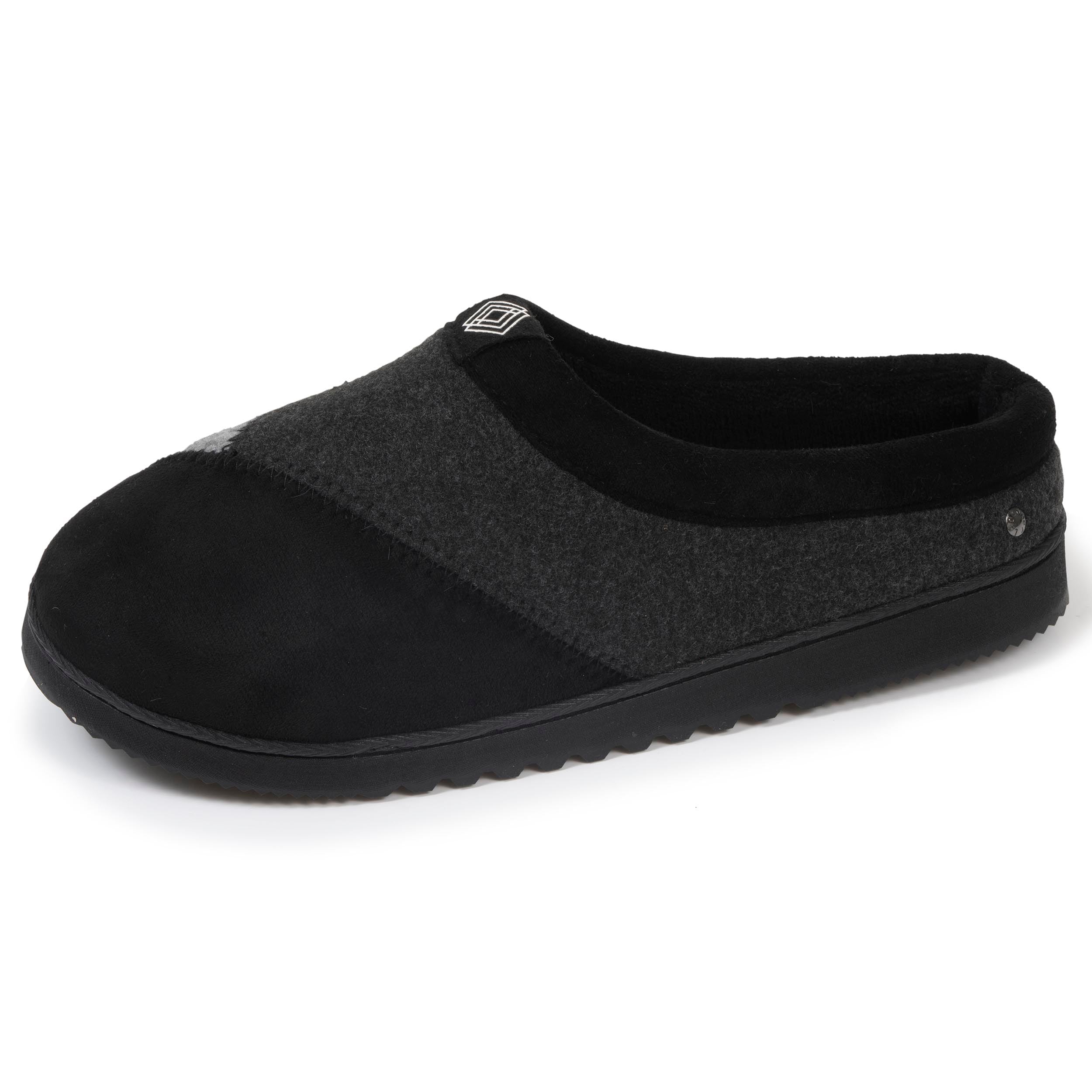 isotoner-chaussons-mules-homme-d-grad-gris image 1
