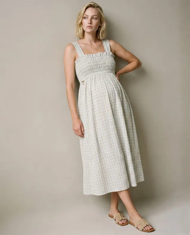 cache-c-ur-robe-d-allaitement-alice-multicolore-vichy-bio image 1