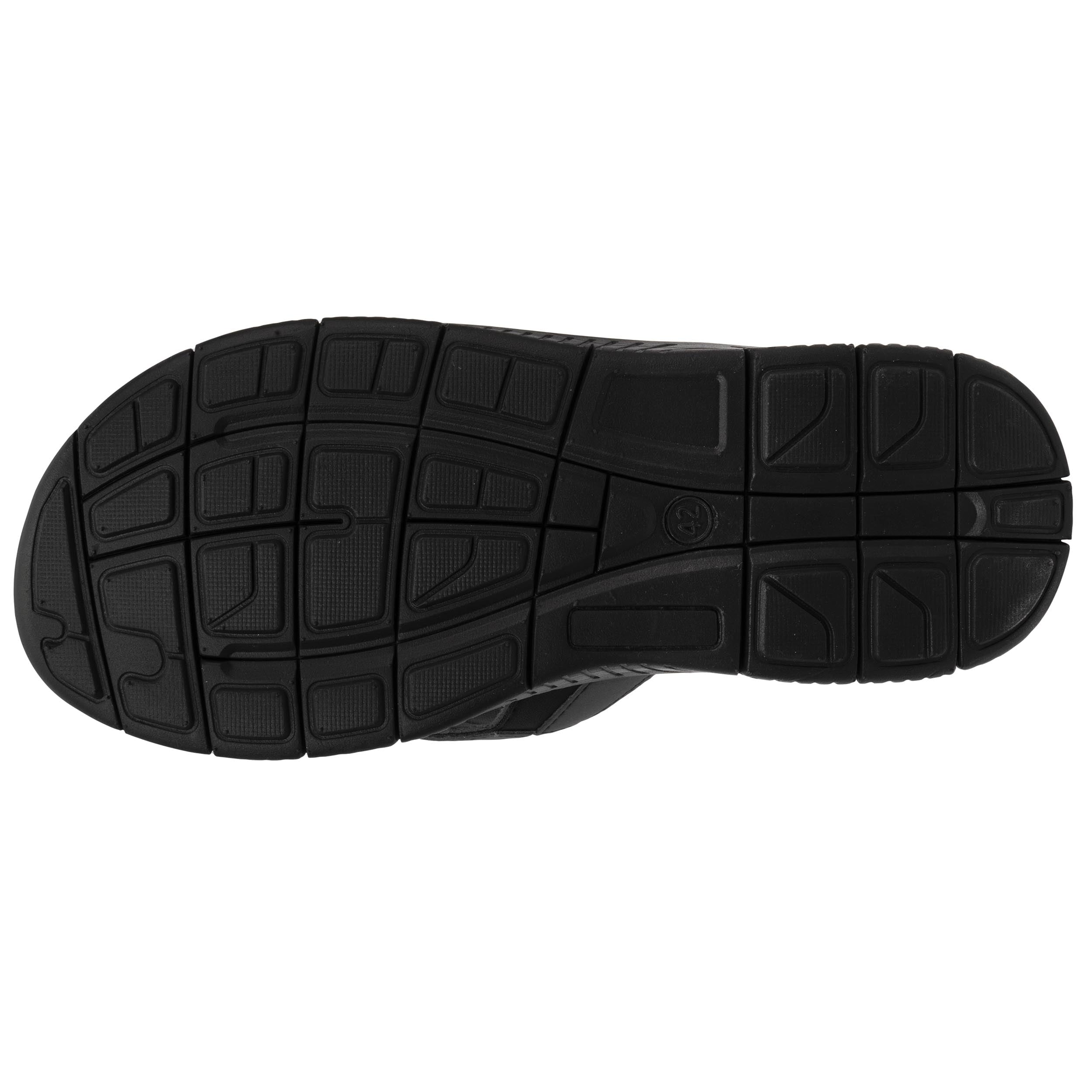 isotoner-tongs-sport-homme-confort-noir-gris image 4