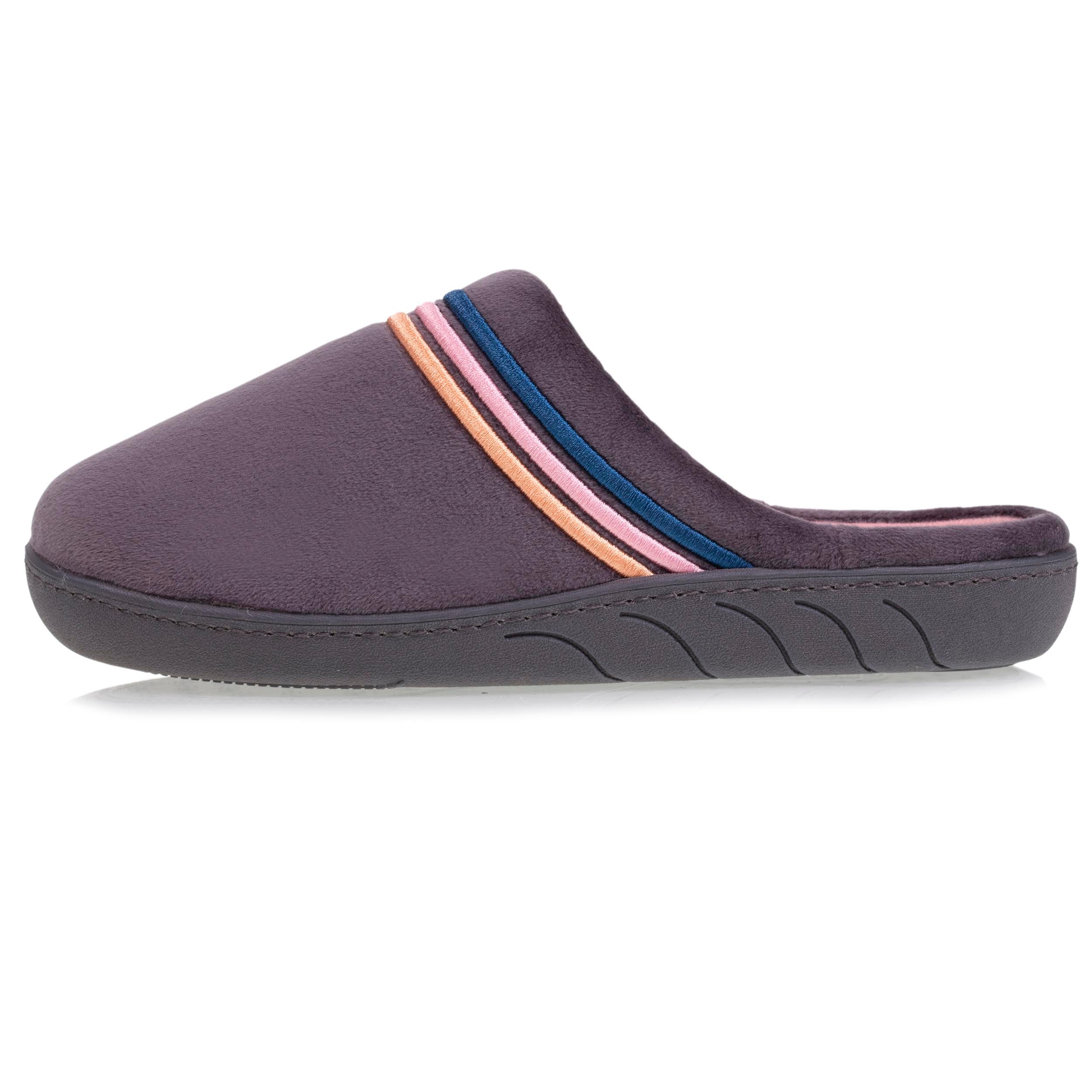 isotoner-chaussons-mules-junior-arc-en-ciel-velours image 3
