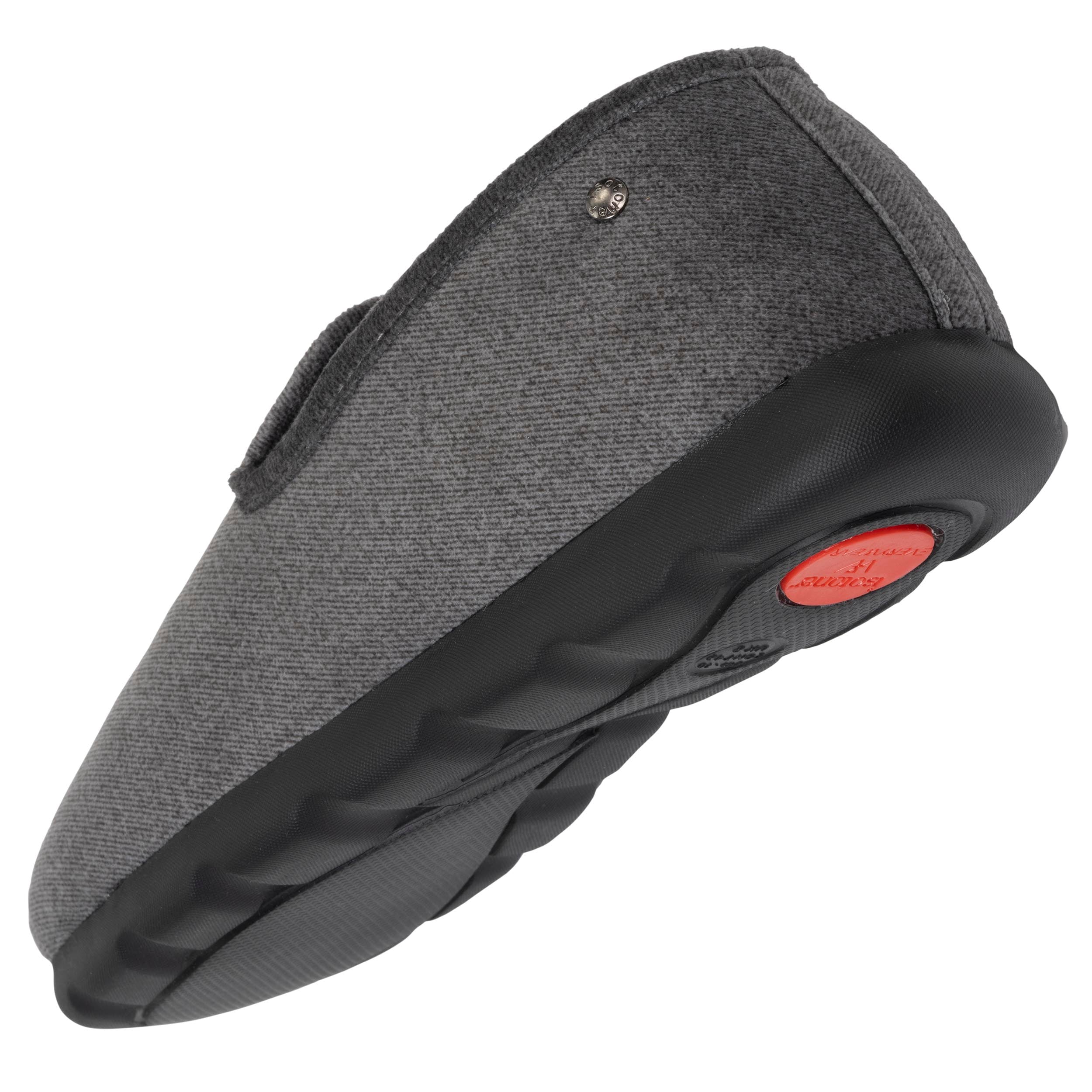 isotoner-chaussons-charentaises-homme-blason-gris image 5