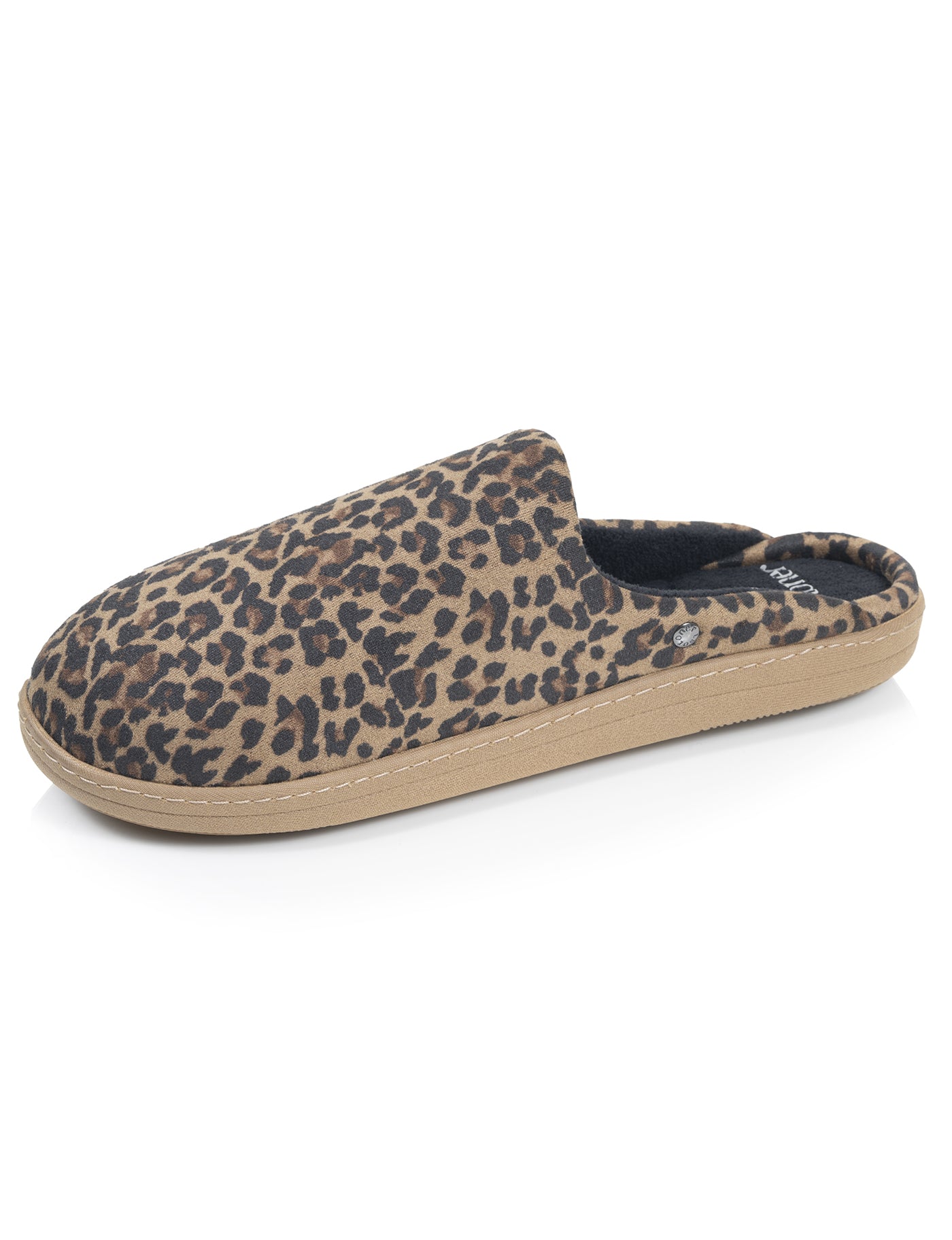 isotoner-mules-femme-l-opard-beige-fonc-m-moire-de-forme image 6