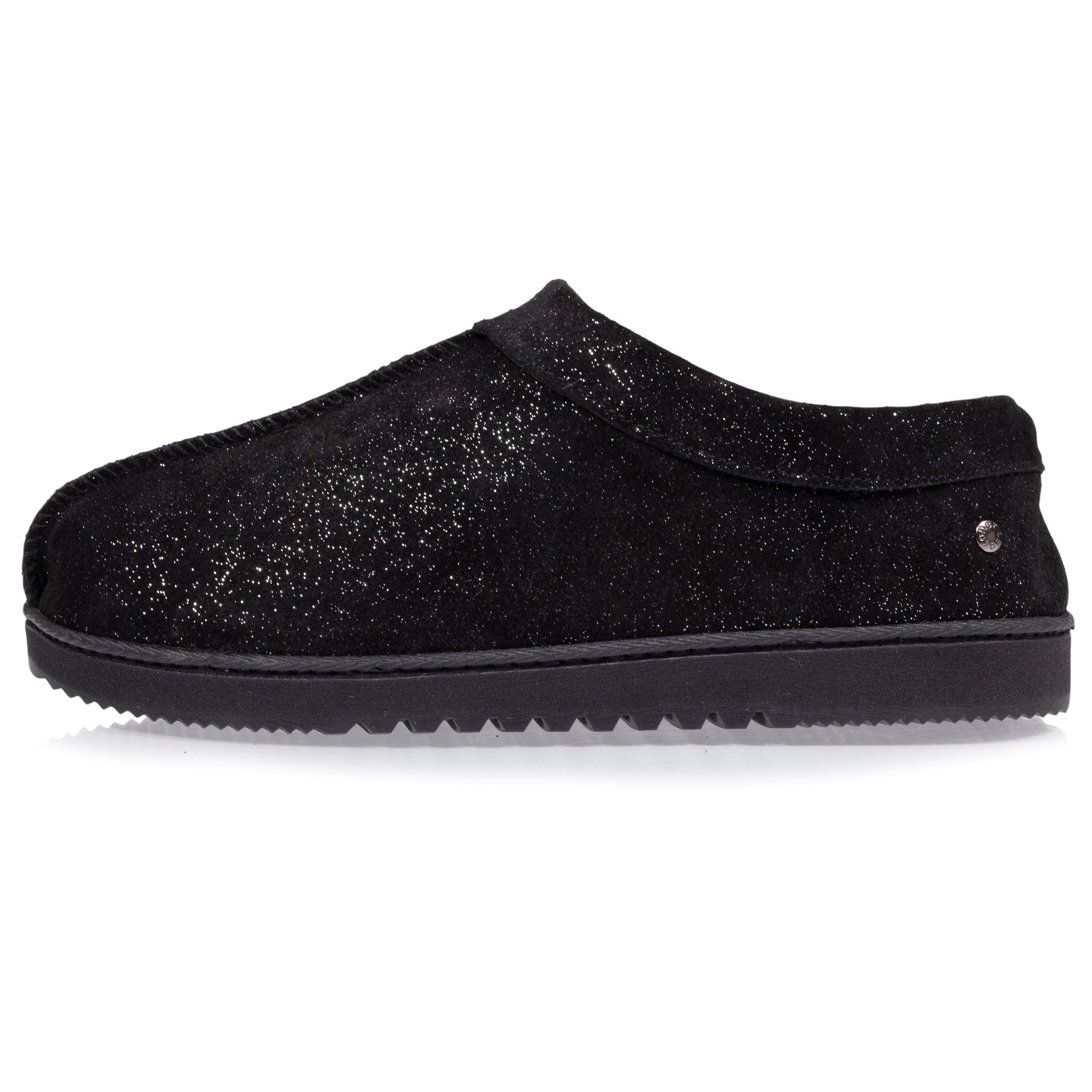isotoner-chaussons-bottillons-cuir-femme-noir-nacr image 3