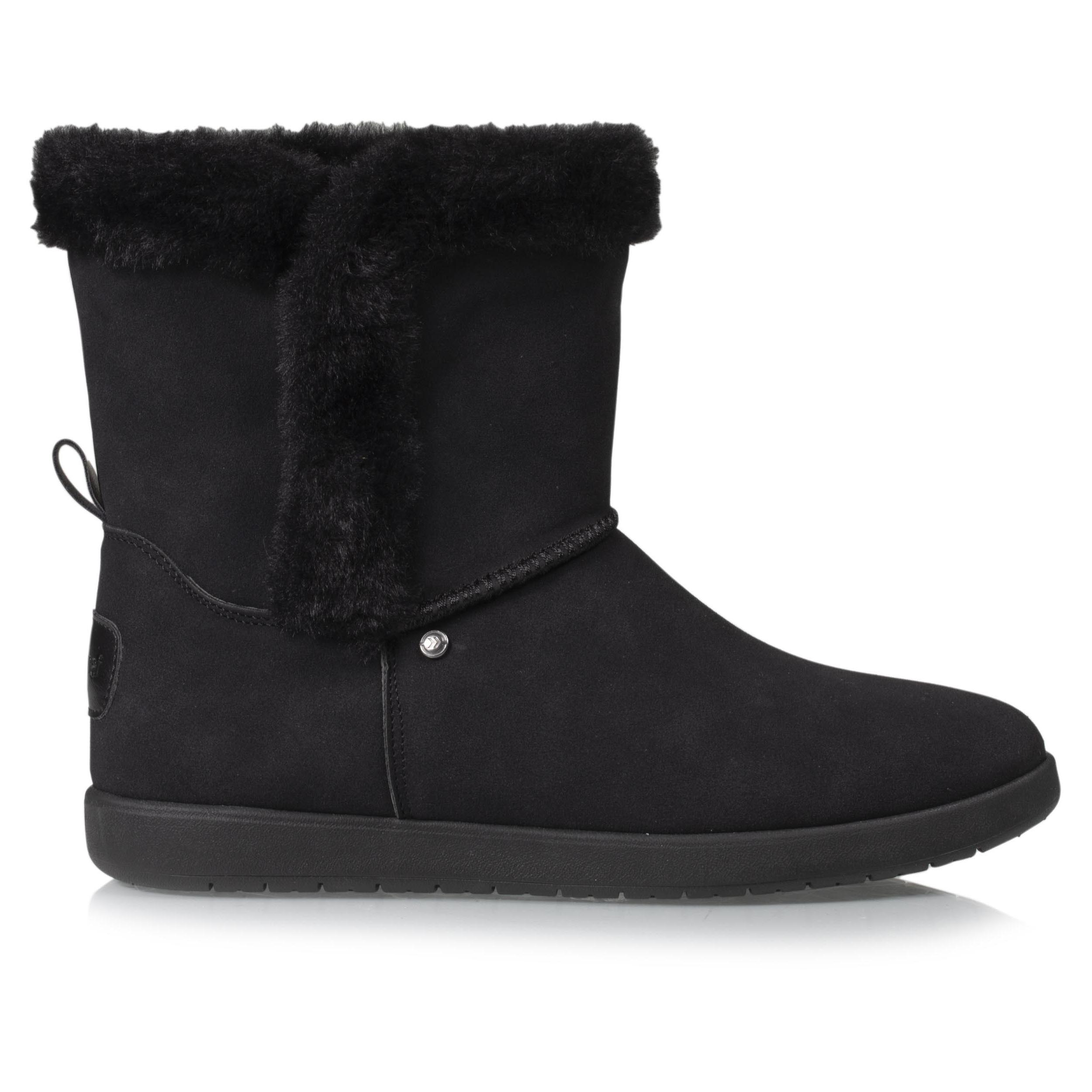 isotoner-bottines-femme-fourr-es-revers-noir image 8