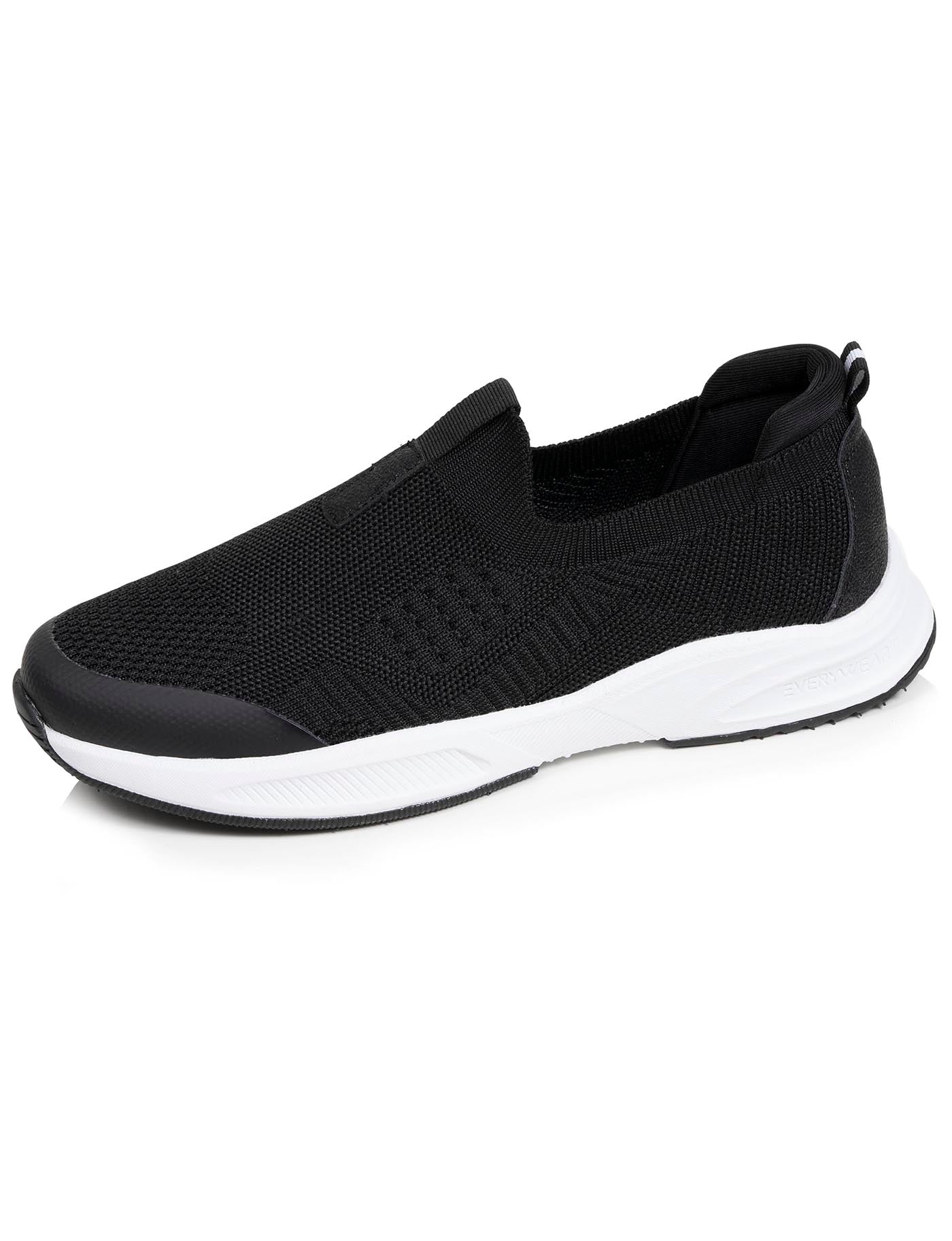 isotoner-baskets-femme-slip-on-sport-noir-lurex image 6