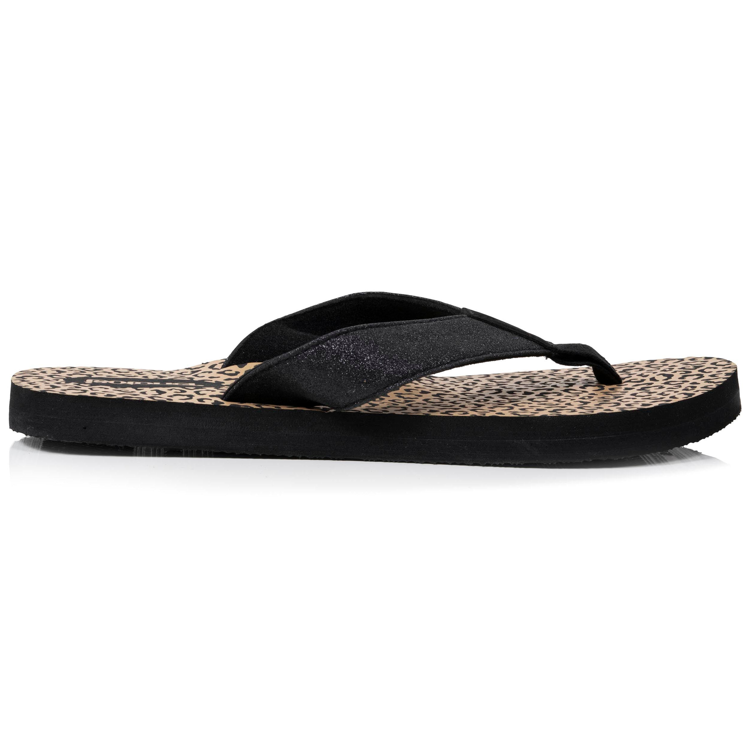 isotoner-tongs-femme-everywear-l-opard-noir image 8