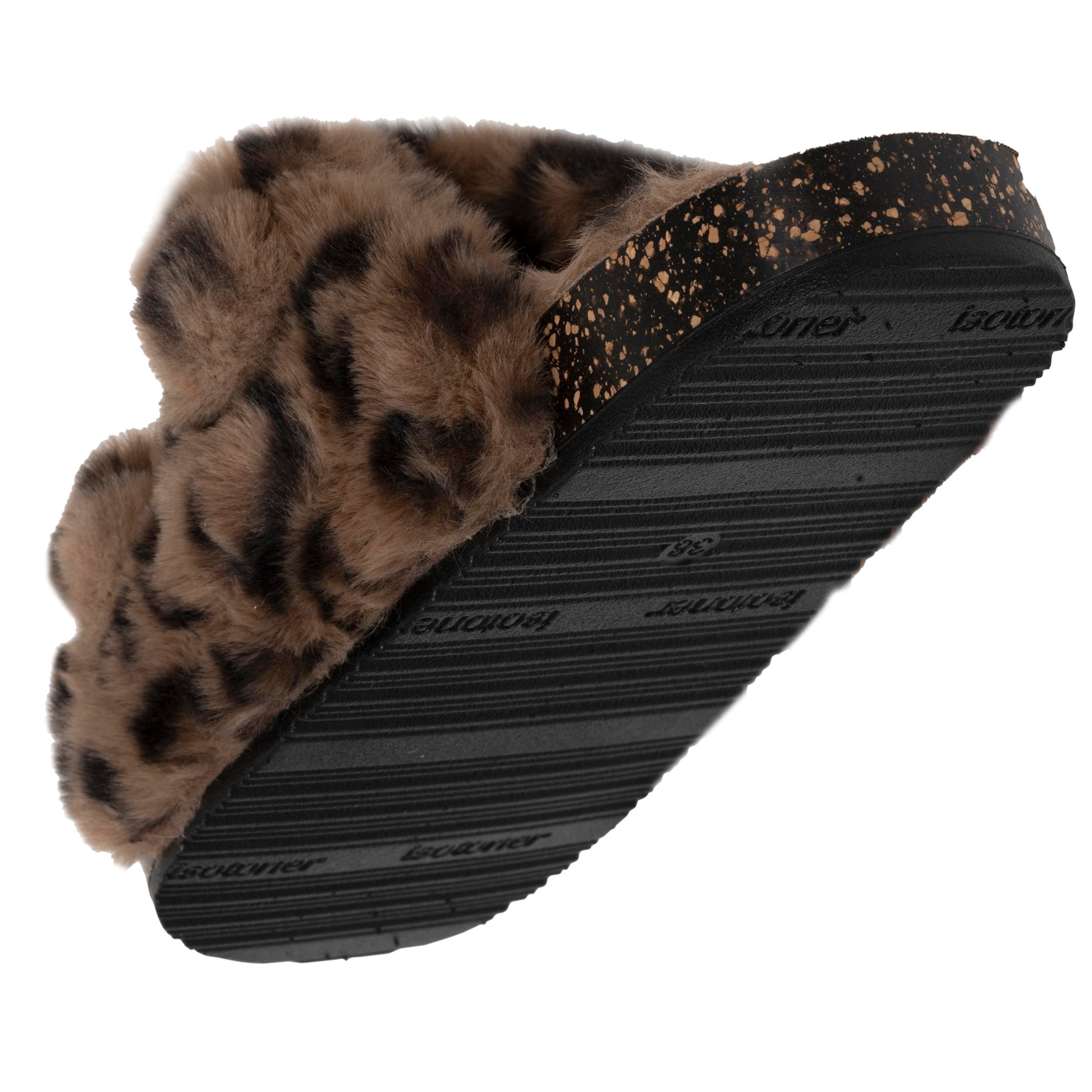 isotoner-chaussons-sandales-femme-l-opard image 5