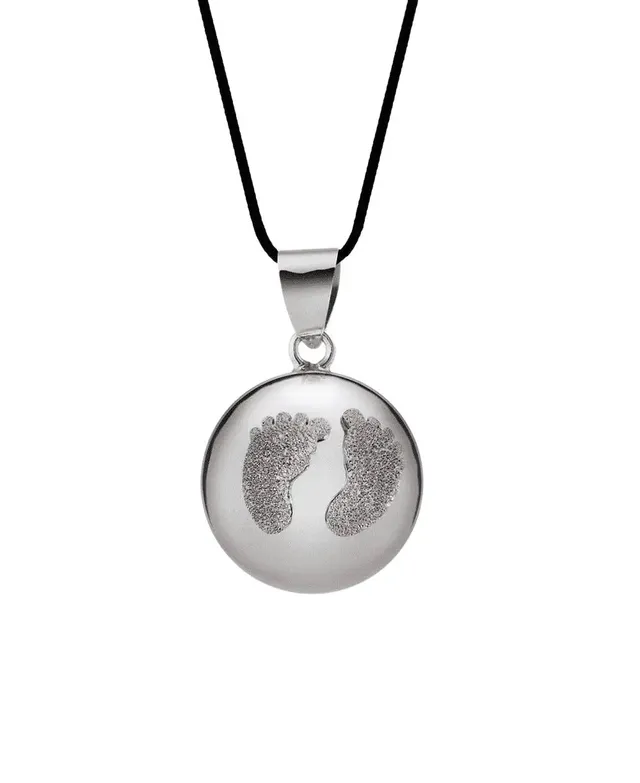 cache-c-ur-babyfeet-bola-de-grossesse-fait-main-black-rhodium image 1