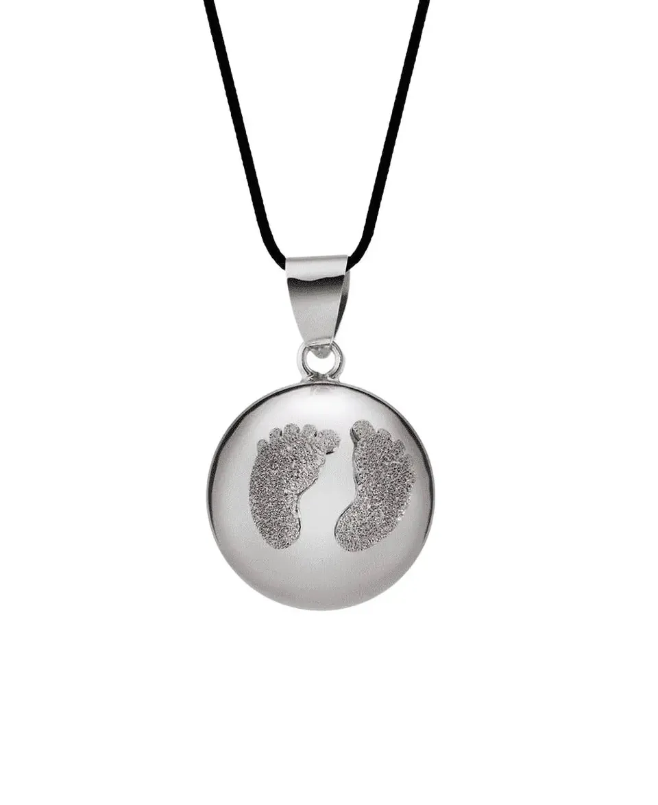 cache-c-ur-babyfeet-bola-de-grossesse-fait-main-black-rhodium image 1