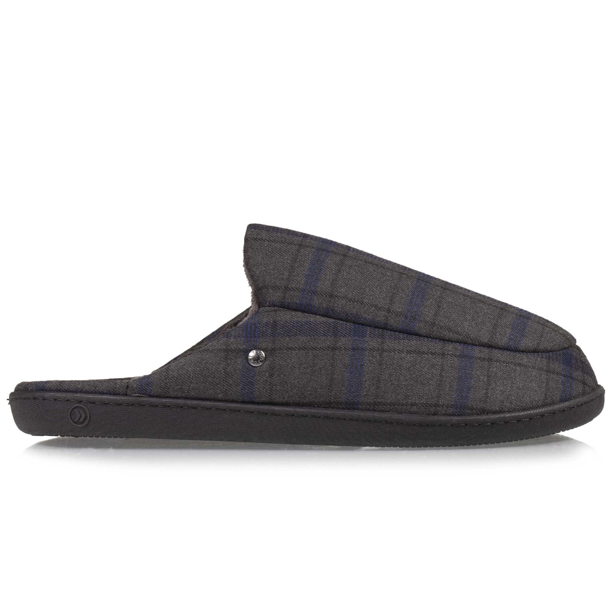 isotoner-chaussons-mules-homme-tartan-everywear image 8