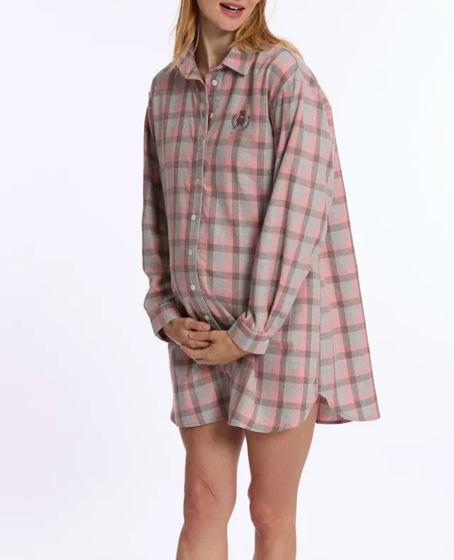 cache-c-ur-chemise-de-nuit-grossesse-allaitement-teddy-gris image 1