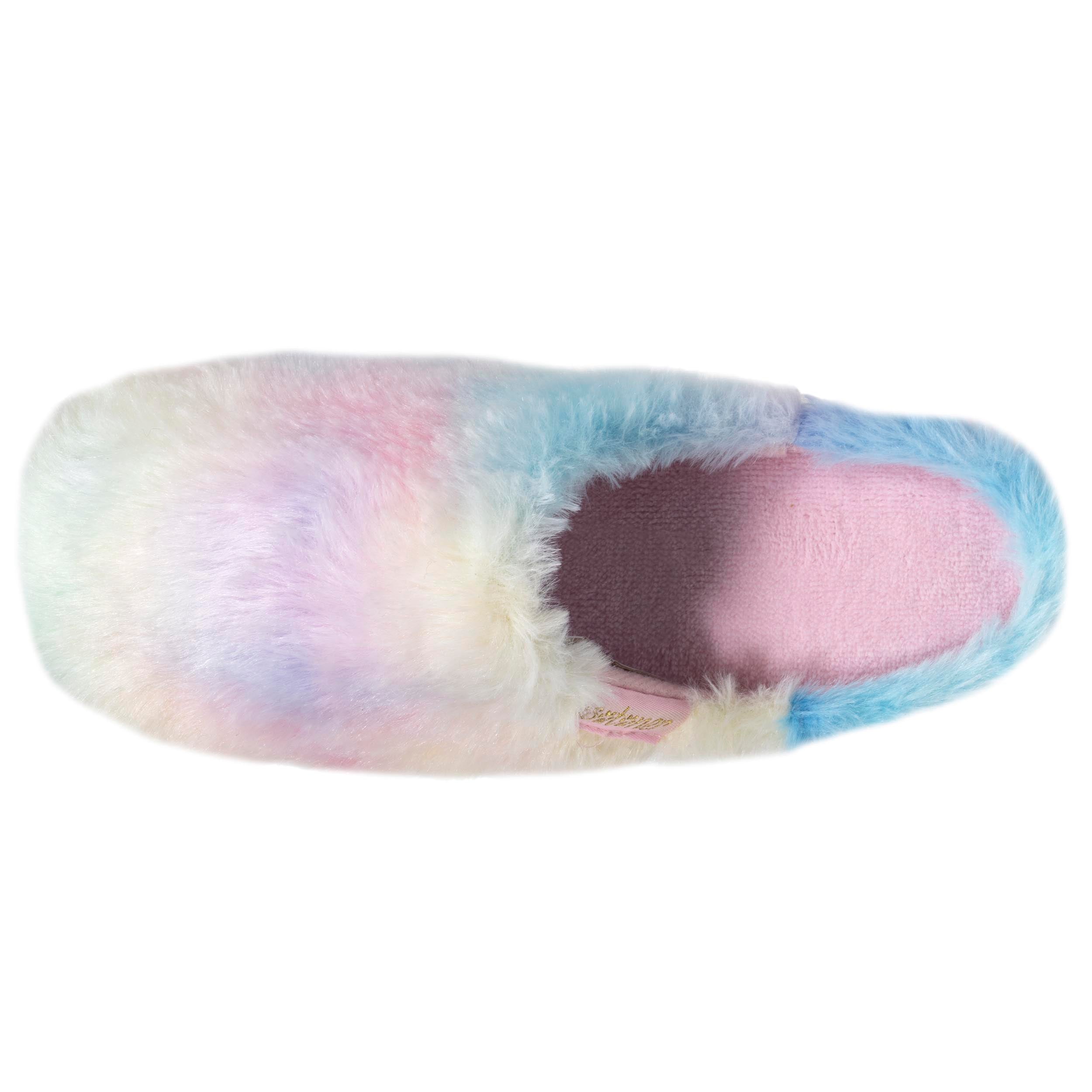 isotoner-chaussons-mules-junior-multico-rose image 2