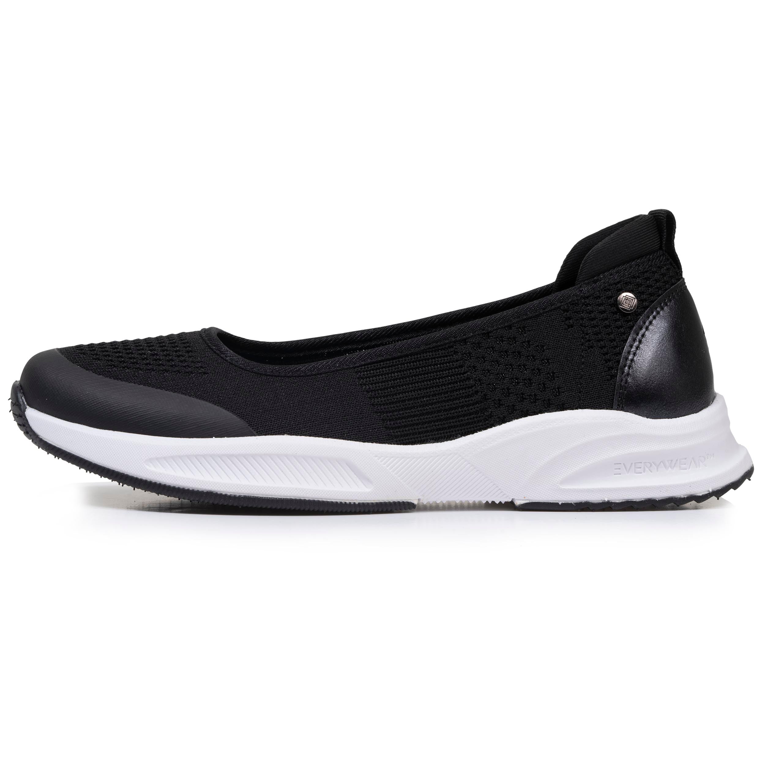 isotoner-ballerines-femme-confort-semelle-sport-noir image 3