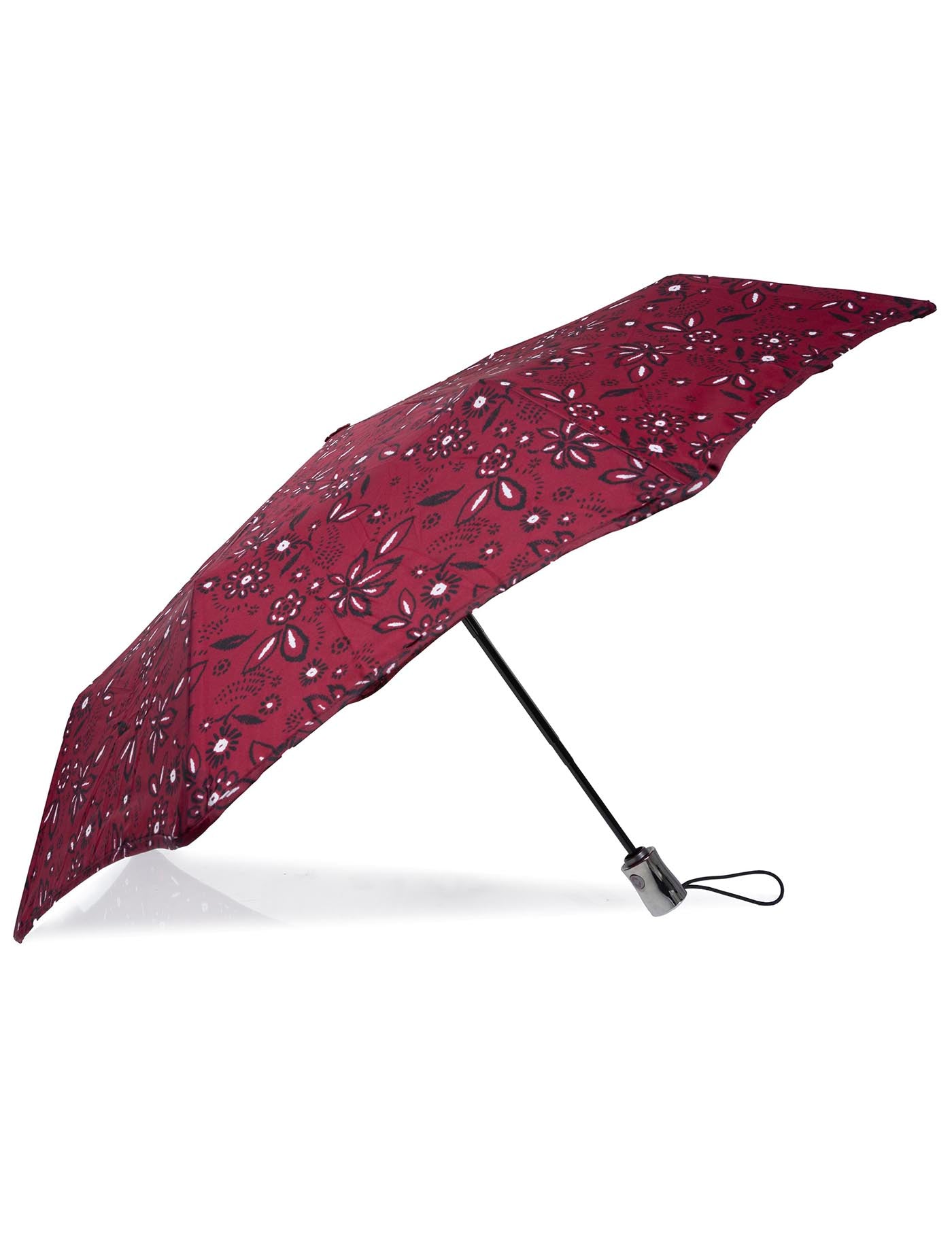 isotoner-parapluie-x-tra-solide-28-cm-bandana-bordeaux-automatique image 7