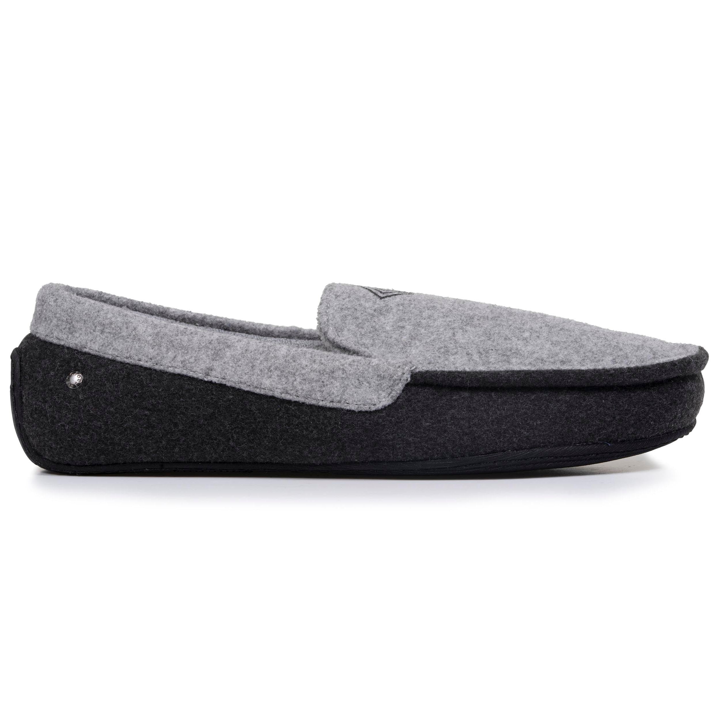isotoner-chaussons-mocassins-homme-d-grad-gris image 8