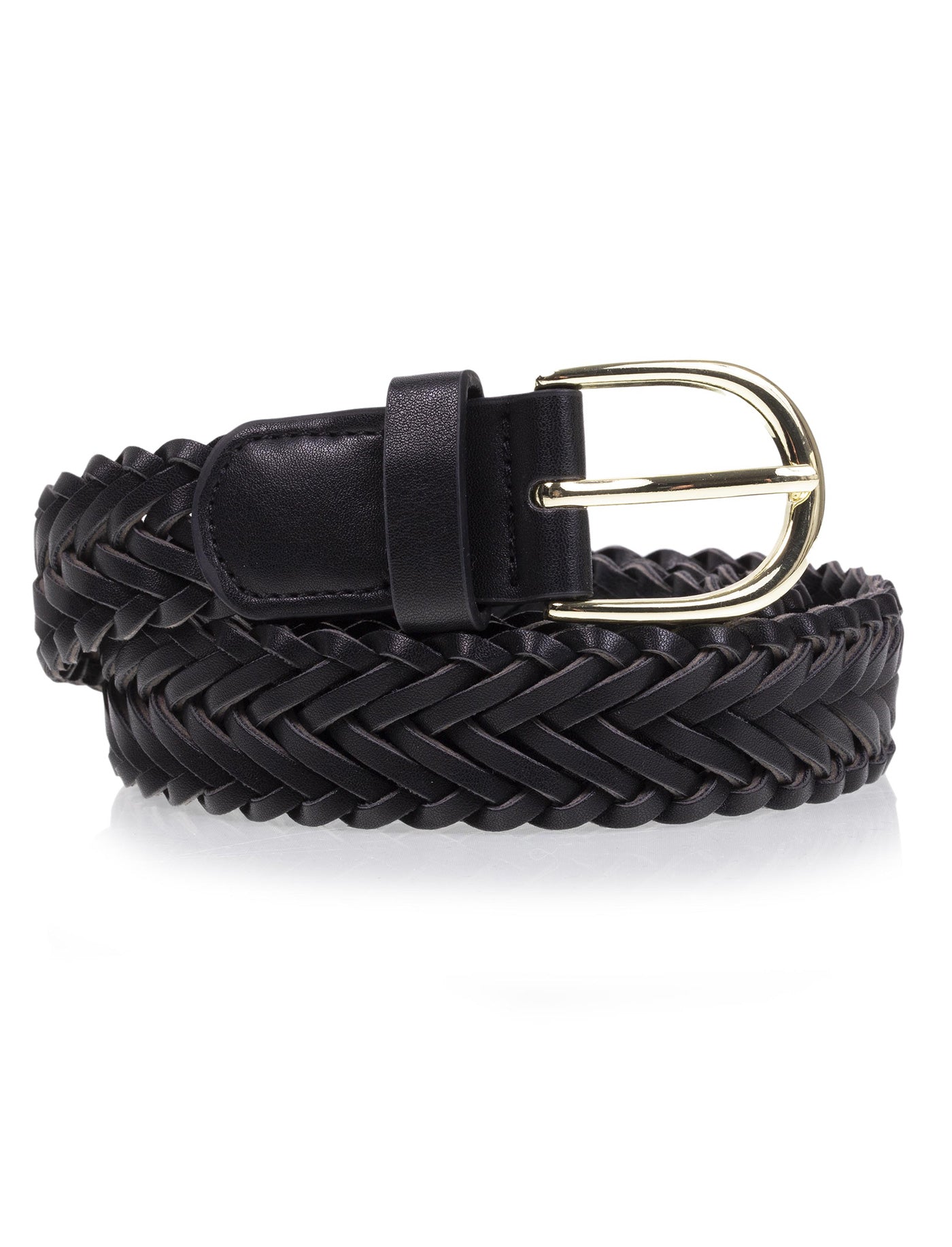 isotoner-ceinture-femme-tress-e-noire-2-5-cm image 6