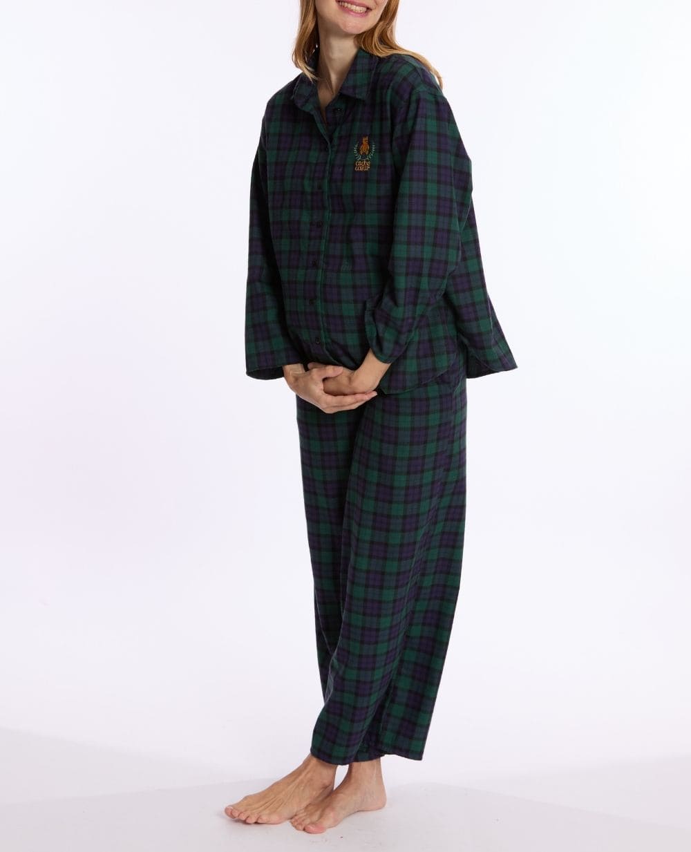 cache-c-ur-teddy-pyjama-de-grossesse-et-d-allaitement-vert image 3
