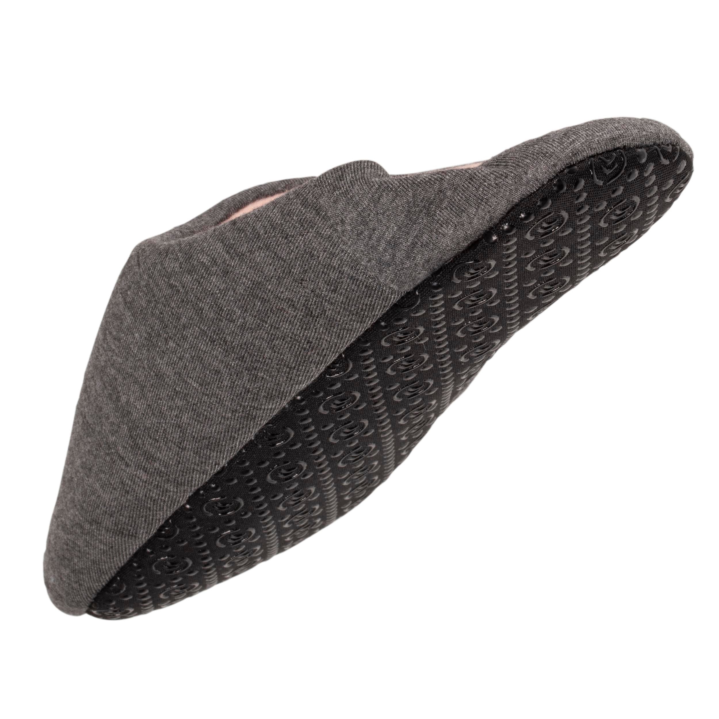 isotoner-chaussons-babouches-femme-gris-summer-vibes image 5
