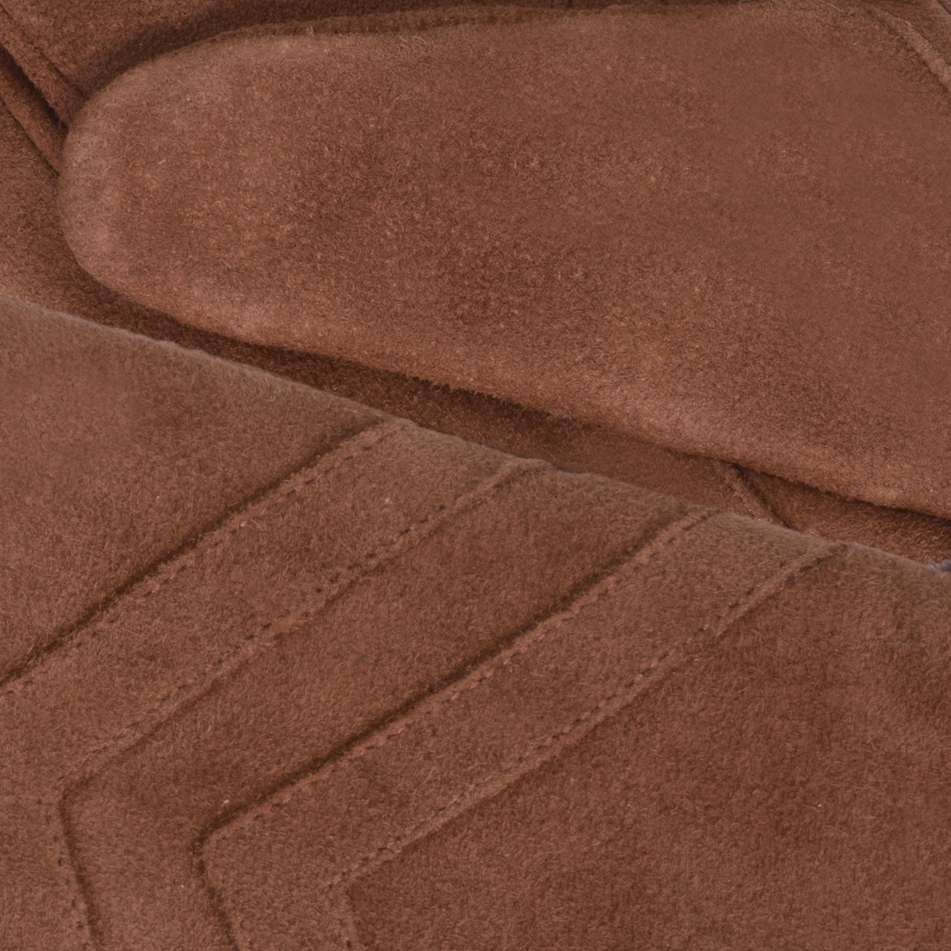 isotoner-gants-femme-tactiles-cuir-velours-cognac image 2