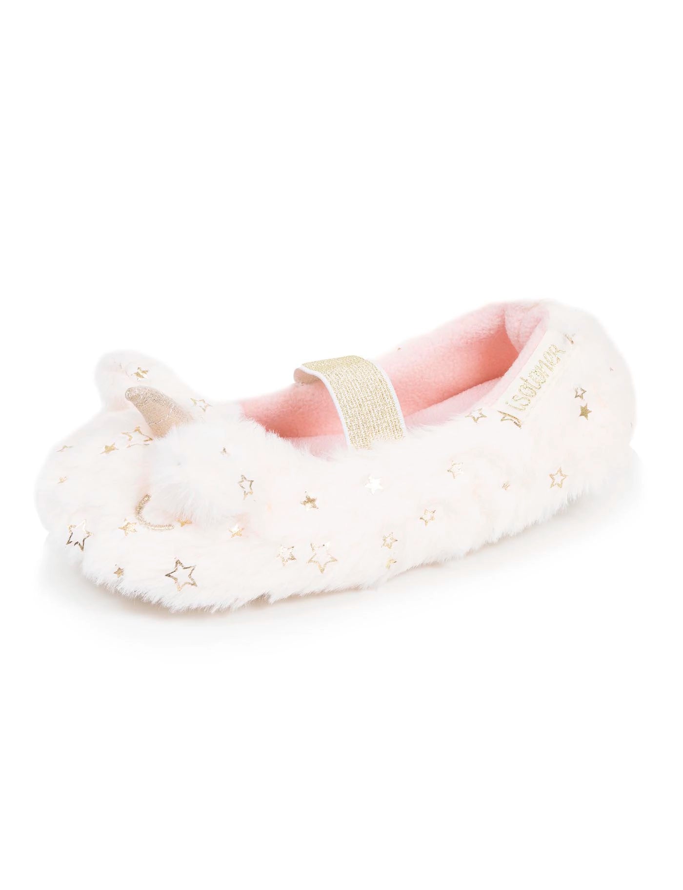 isotoner-chaussons-slippers-enfant-licorne-3d-ivoire image 6