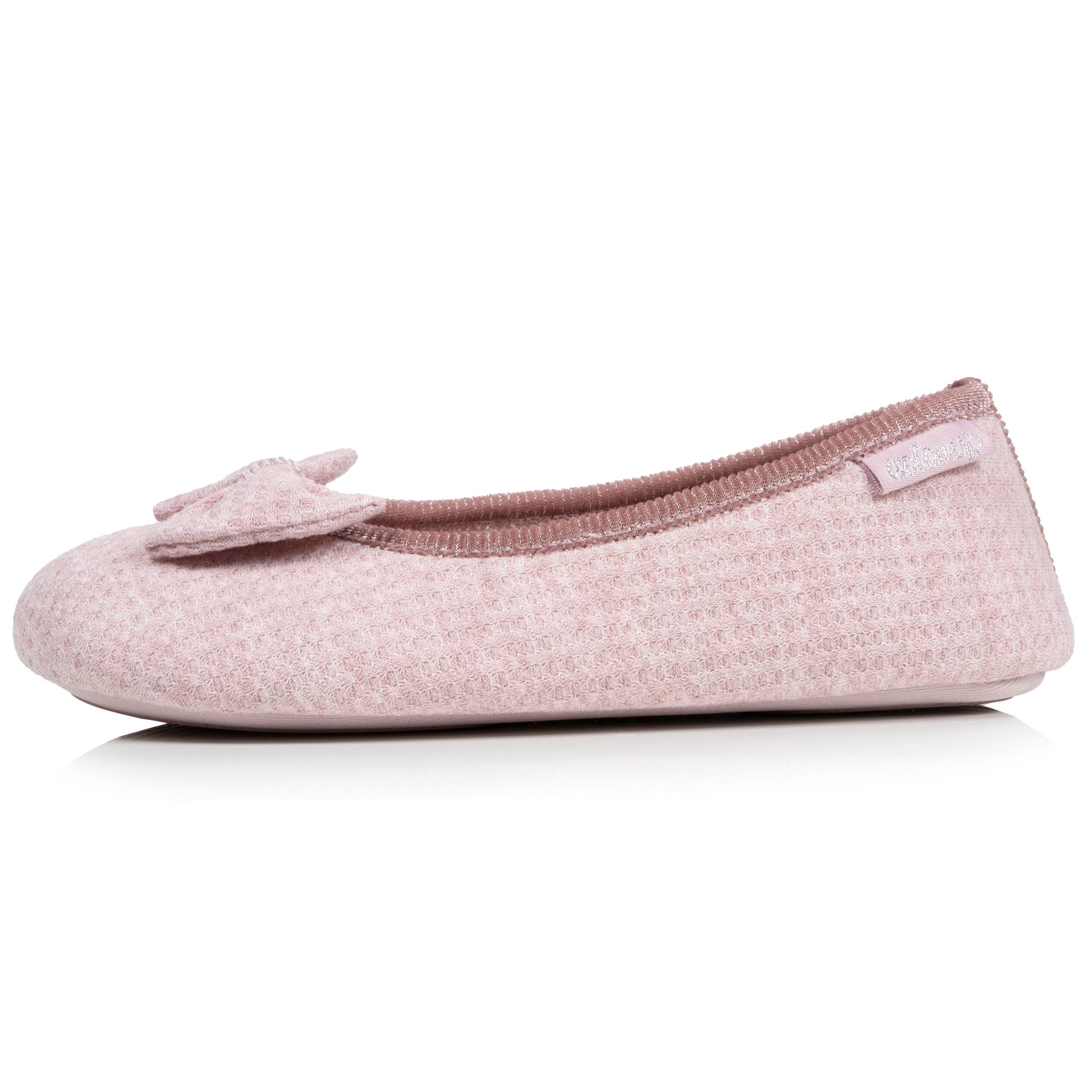 isotoner-chaussons-ballerines-femme-blush-chin image 4