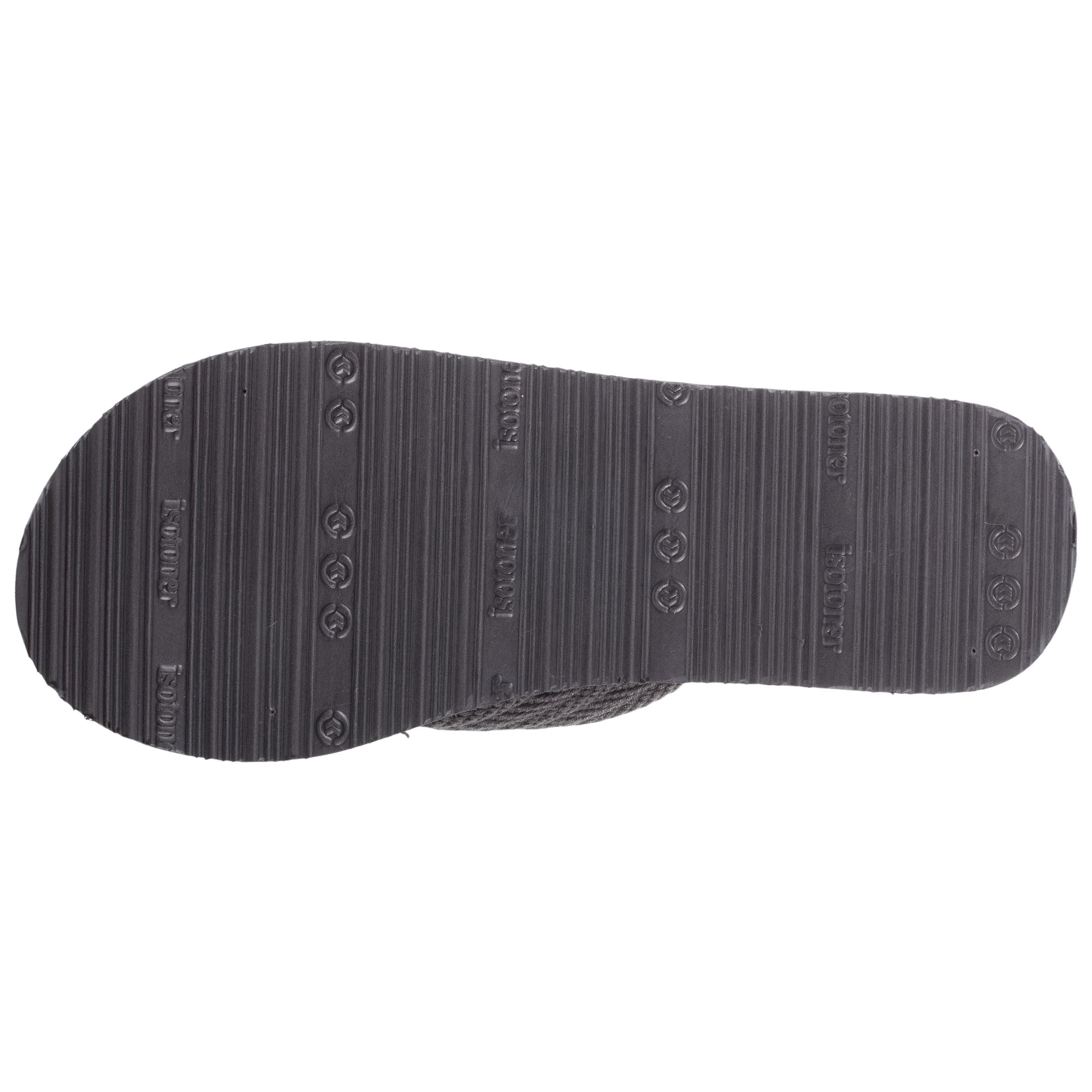 isotoner-tongs-homme-tige-corde-gris-semelle-confort image 4