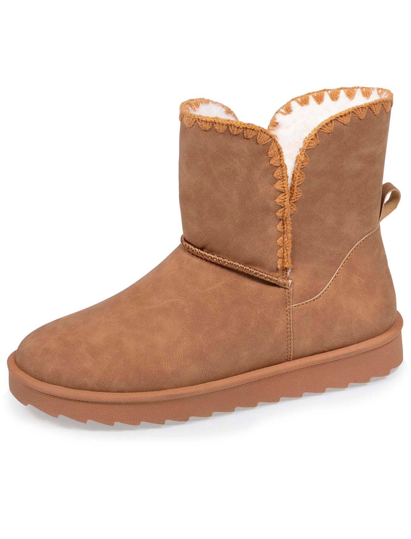 isotoner-bottines-haute-femme-camel-fourrure-m-moire-de-forme image 6