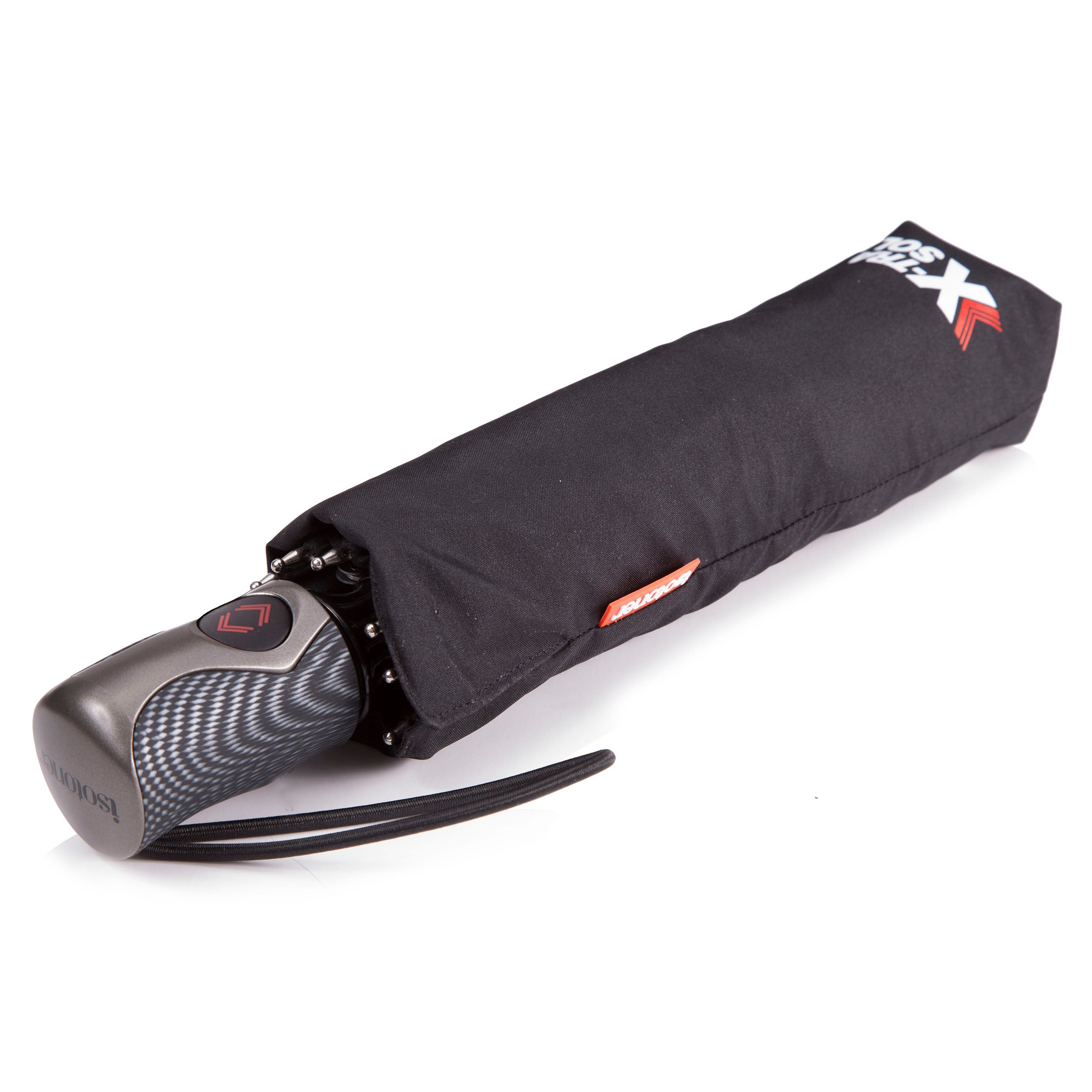 isotoner-parapluie-x-tra-solide-noir-mixte image 1